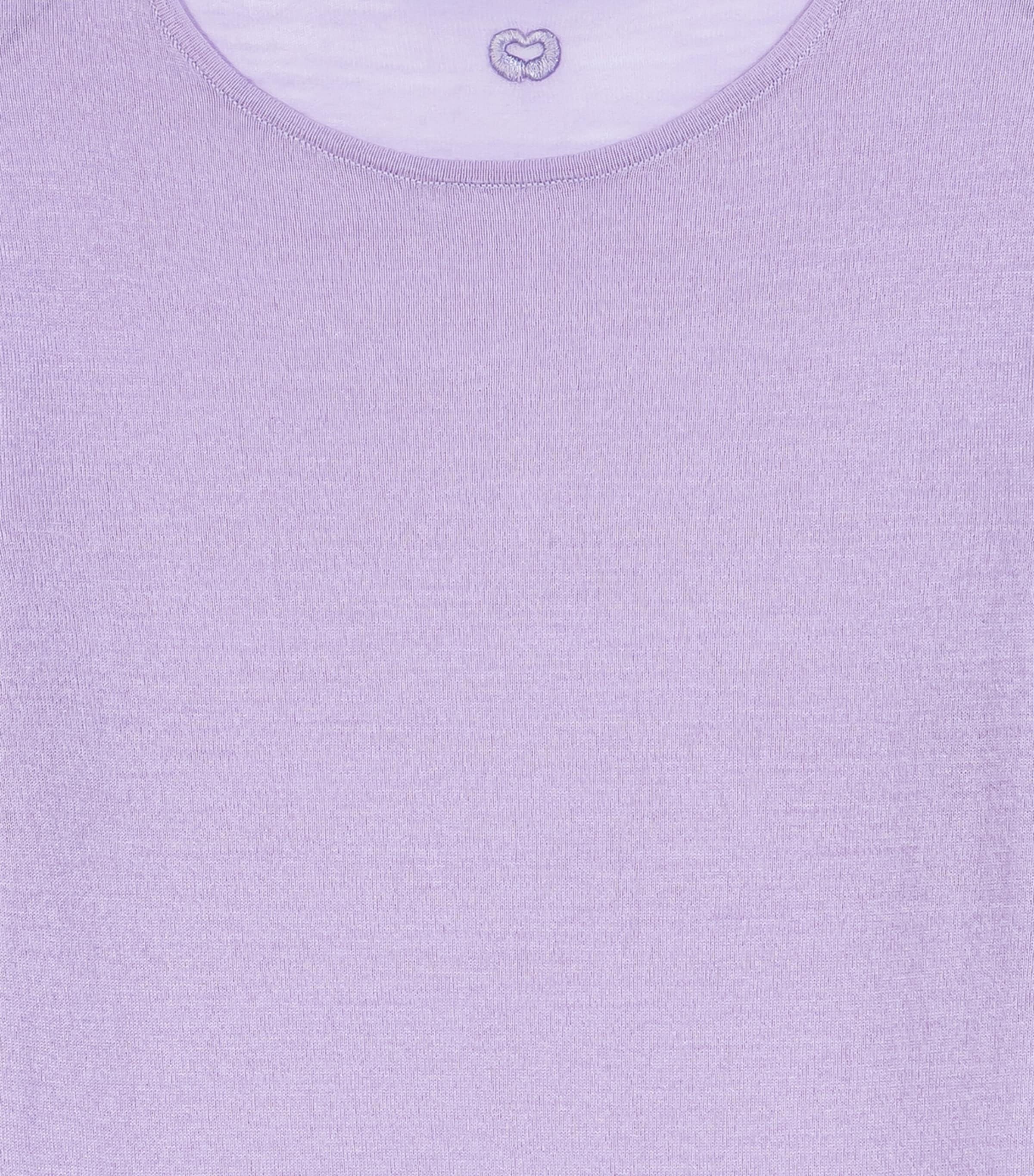 Maje Womens Wool Crew-Neck Sweater Parma Violet Image 9