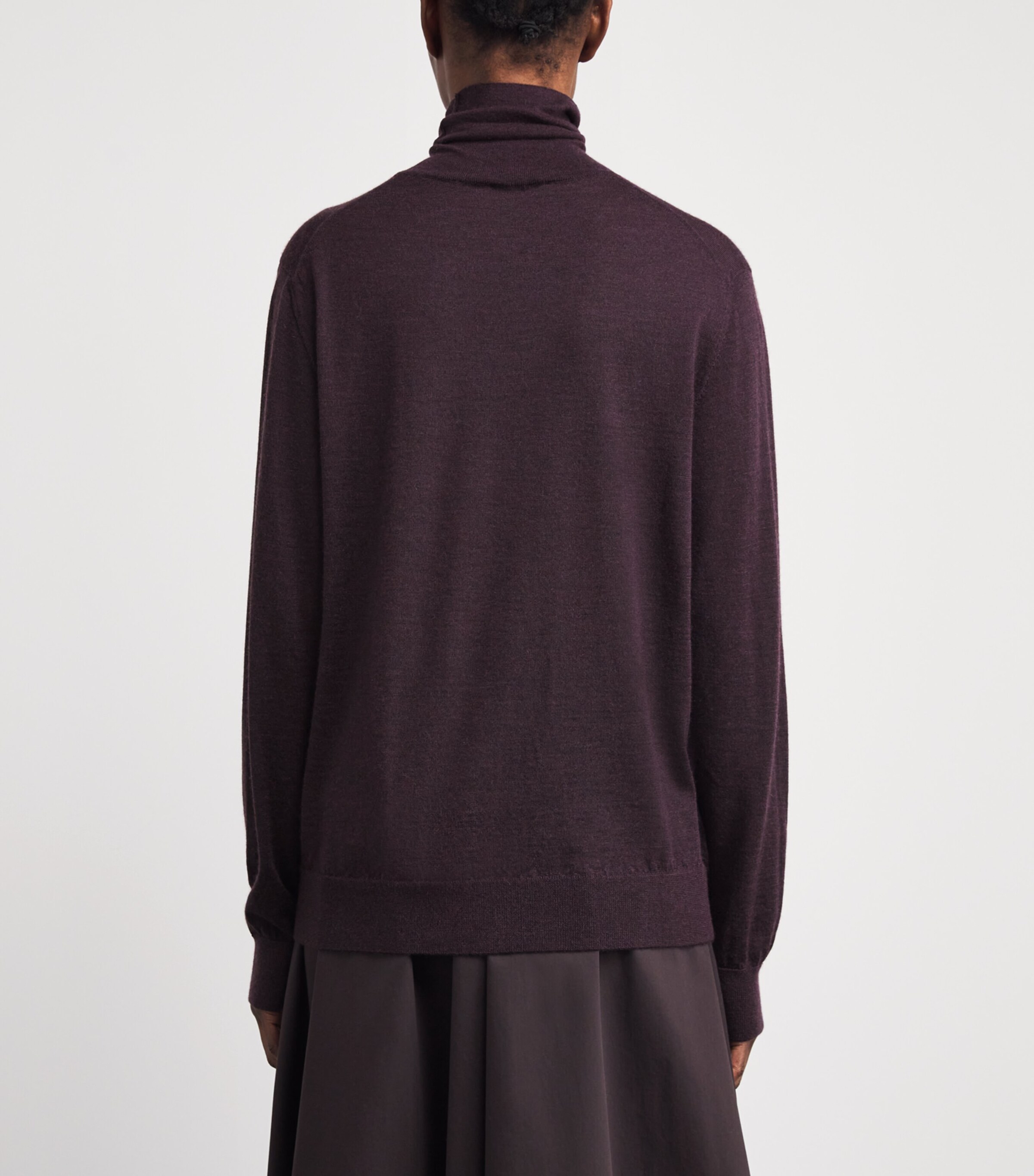 Brioni Womens Cashmere-Silk Rollneck Sweater Image 5