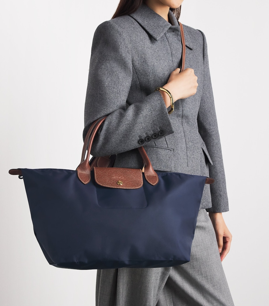 Longchamp Medium Le Pliage Original Handbag Marine Image 2