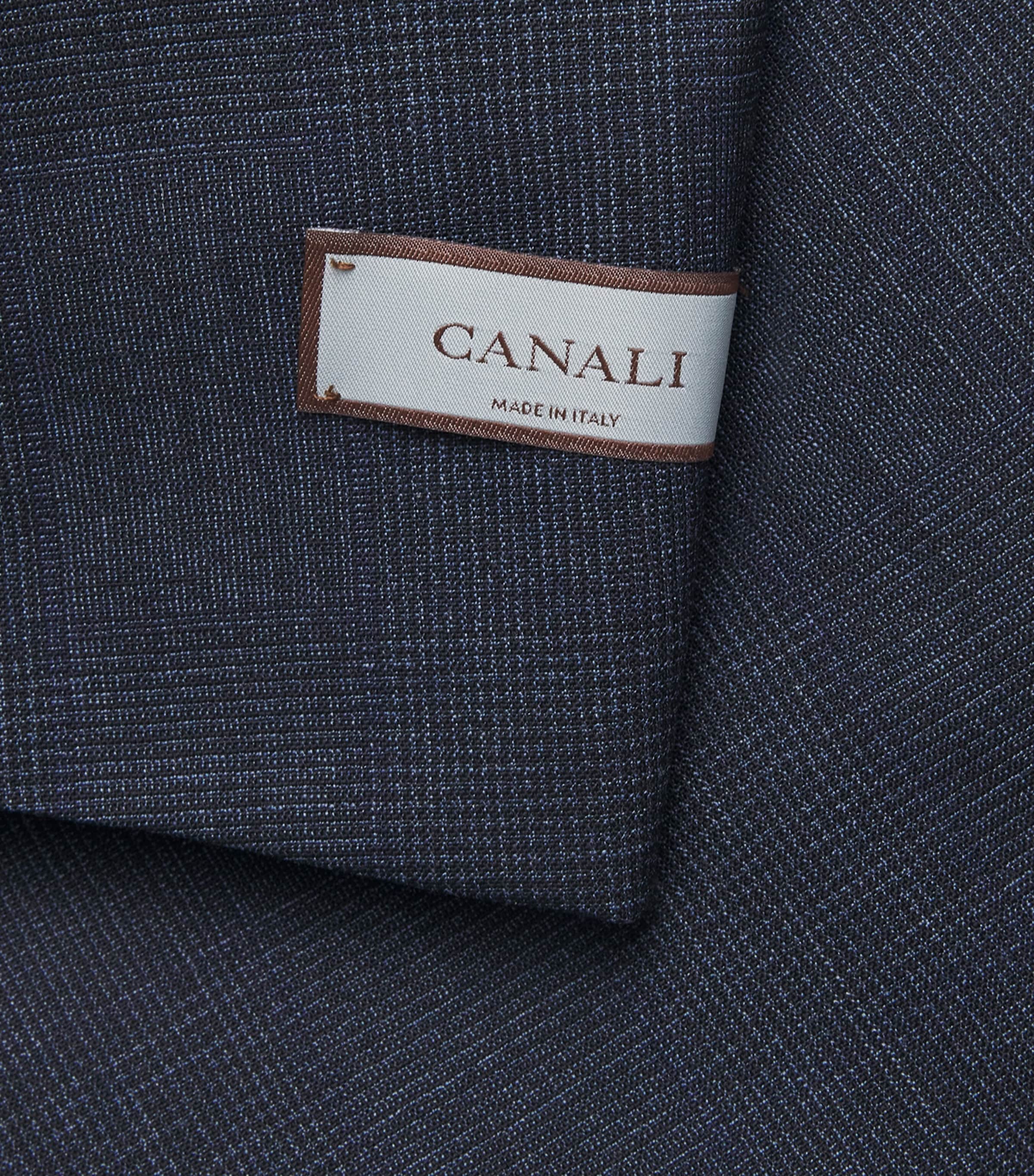 Canali Mens Wool 2-Piece Suit Navy Image 7