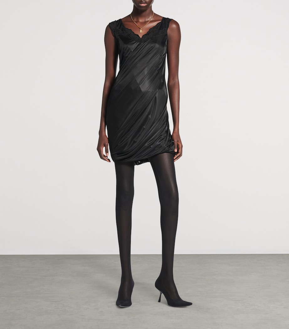 Twisted Mini Slip Dress 1000 Image 4