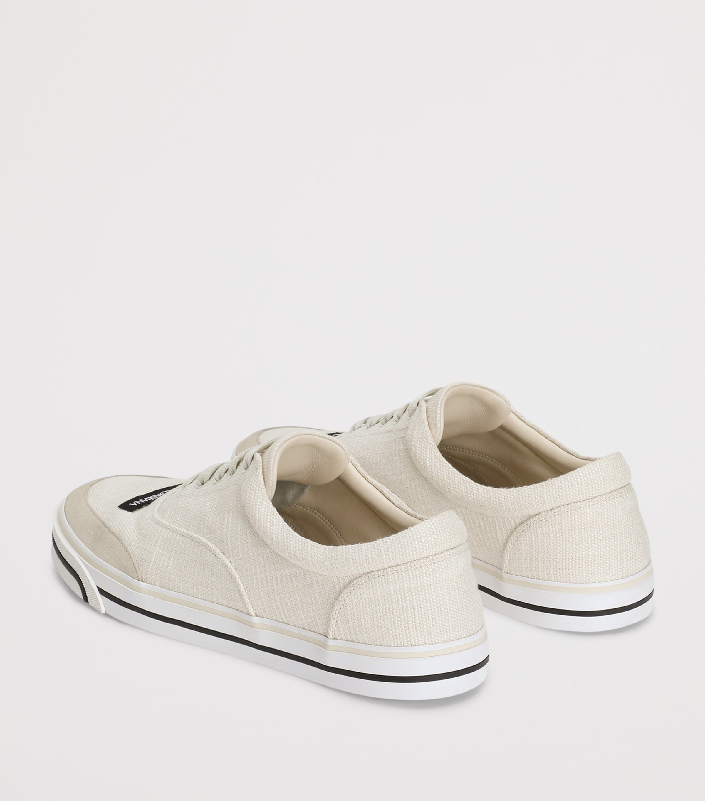 Dolce&Gabbana Canvas Sailing Sneakers Bianco/gesso Image 3
