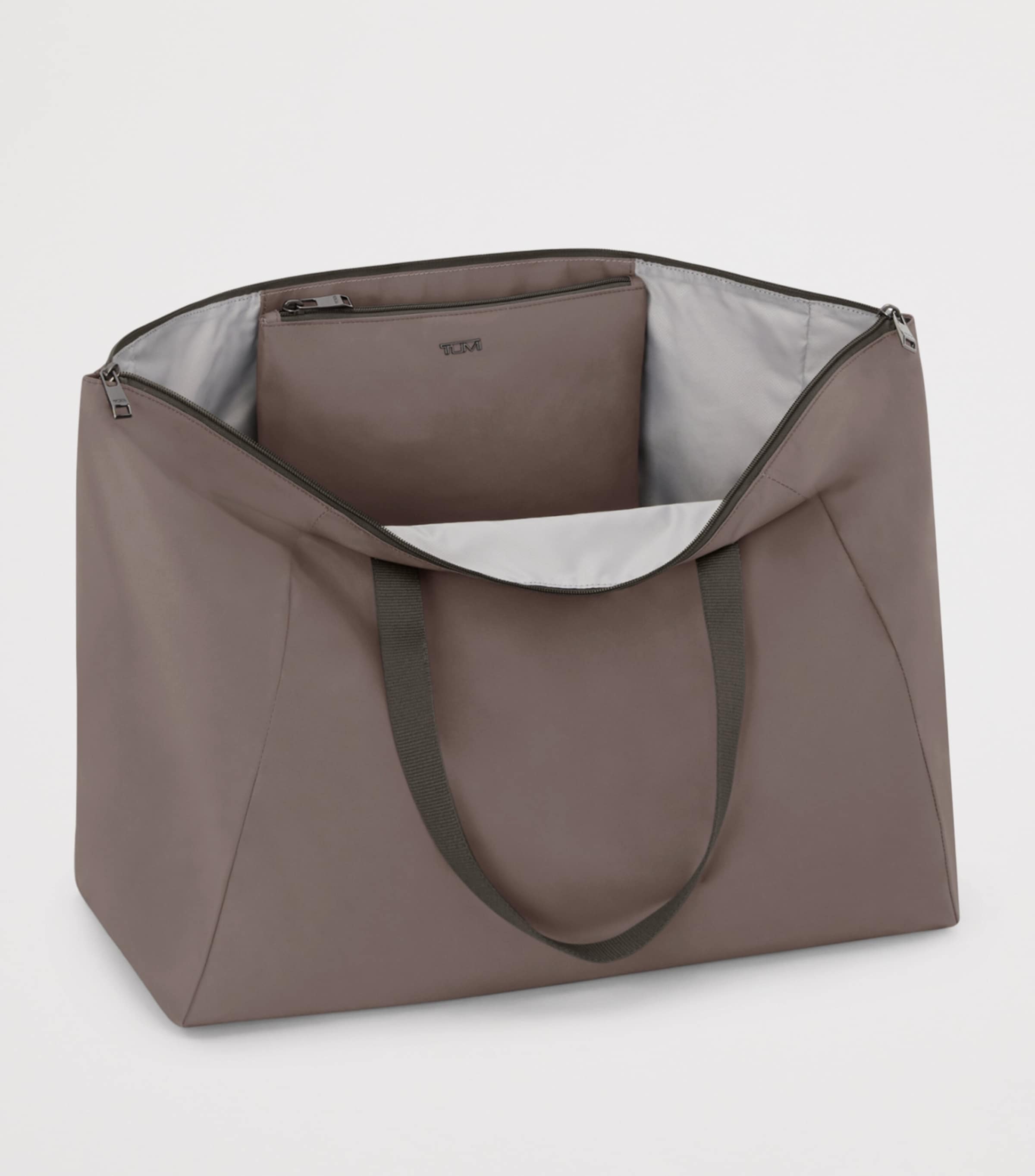 Nylon Voyageur Just in Case Foldable Tote Bag MINK T315 Image 3