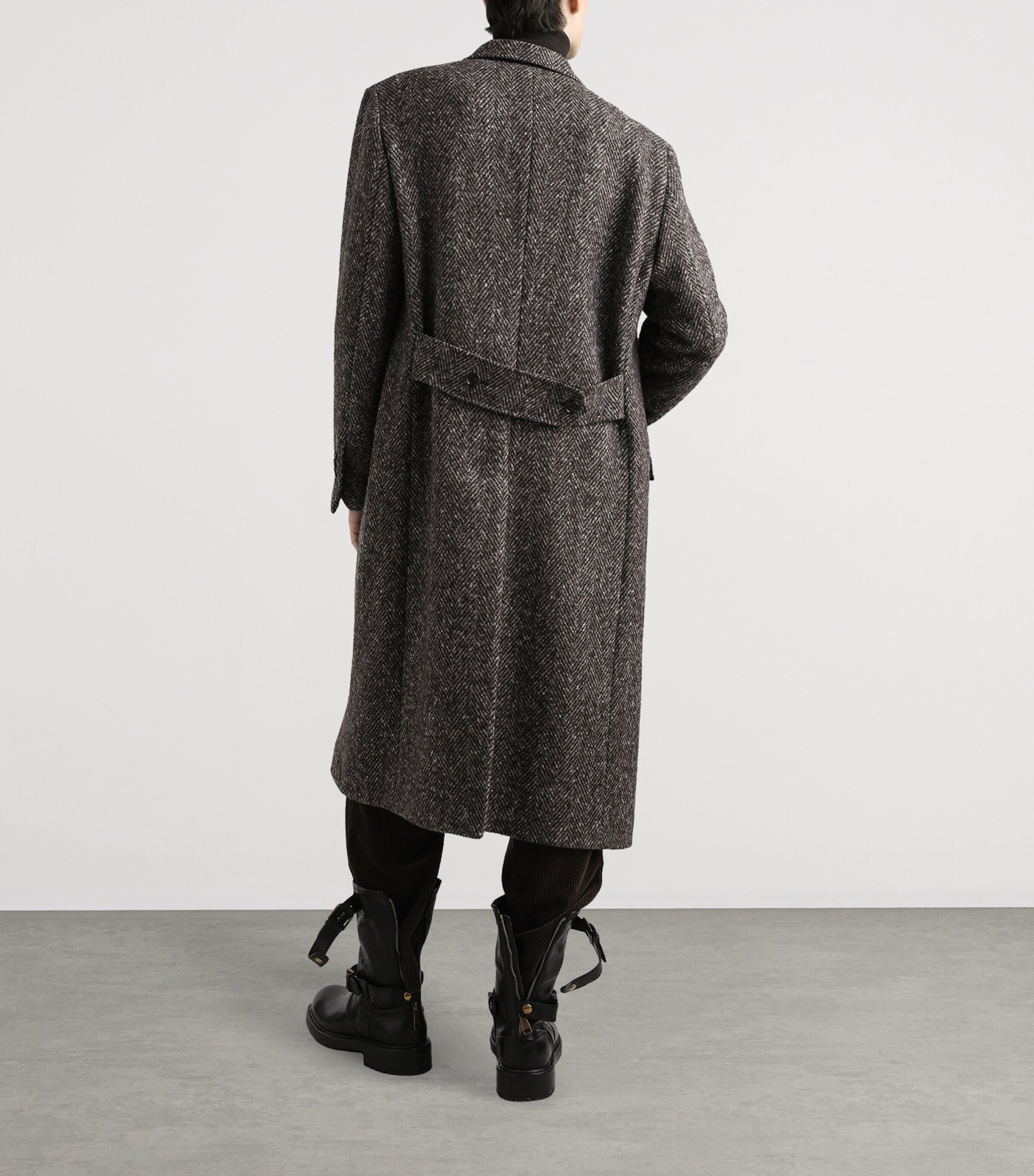 Dolce & Gabbana Multi Wool Herringbone Coat | Harrods UK
