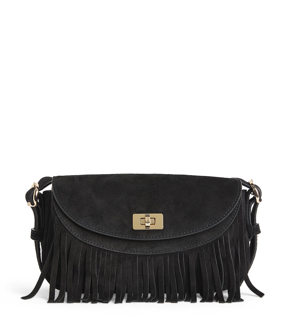 Small Suede Le Mambo Cross-Body Bag BLACK Image 1