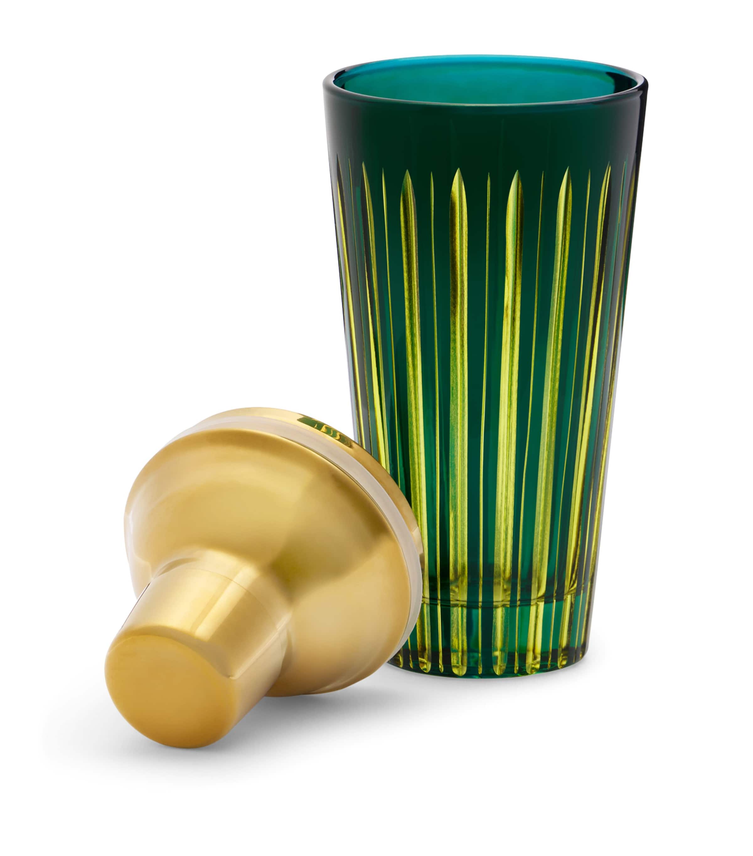 L'Objet Prism Cocktail Shaker Green Image 2
