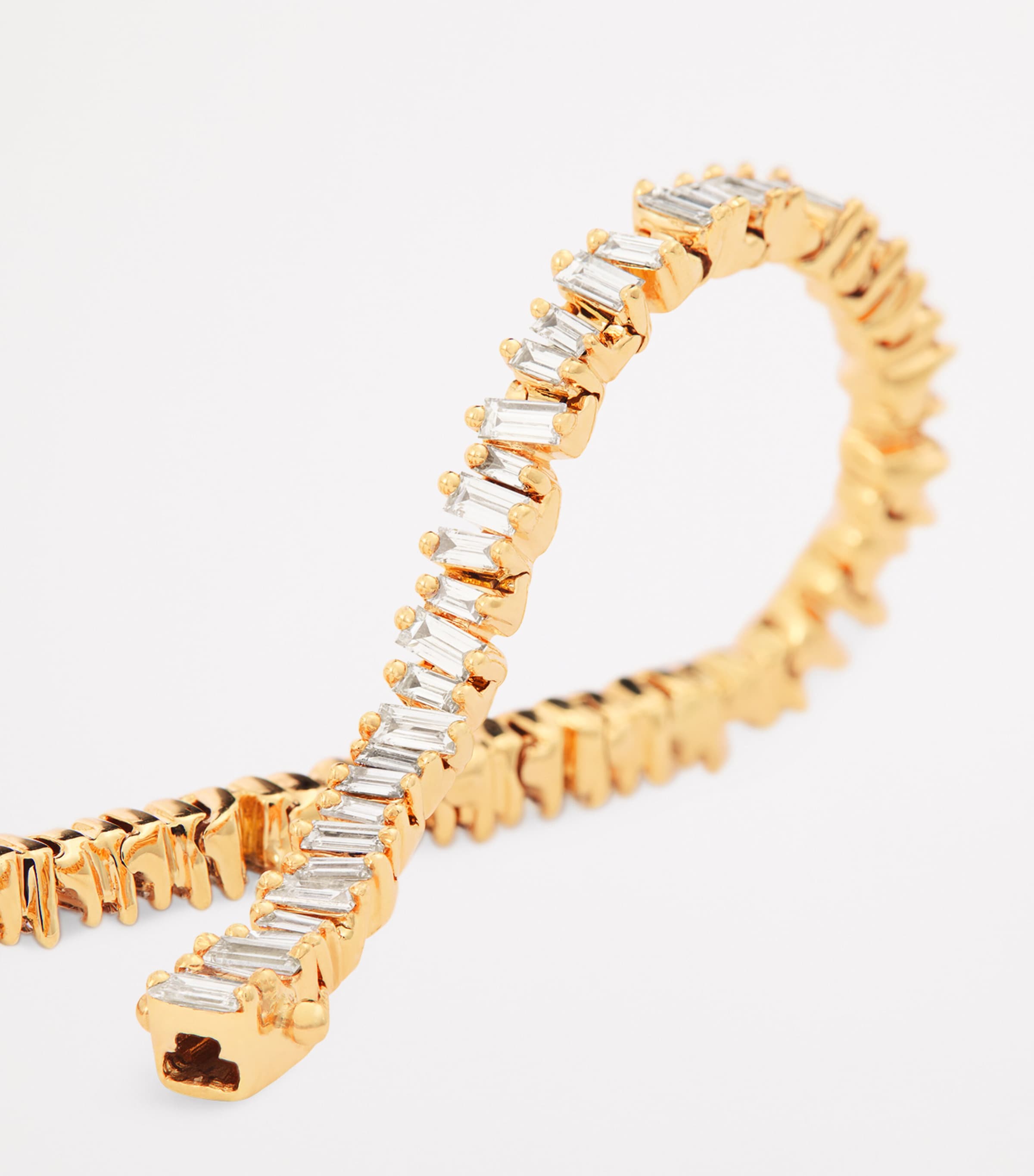 Suzanne Kalan Yellow Gold and Diamond Mini Classic Tennis Bracelet Yg/wd Image 5