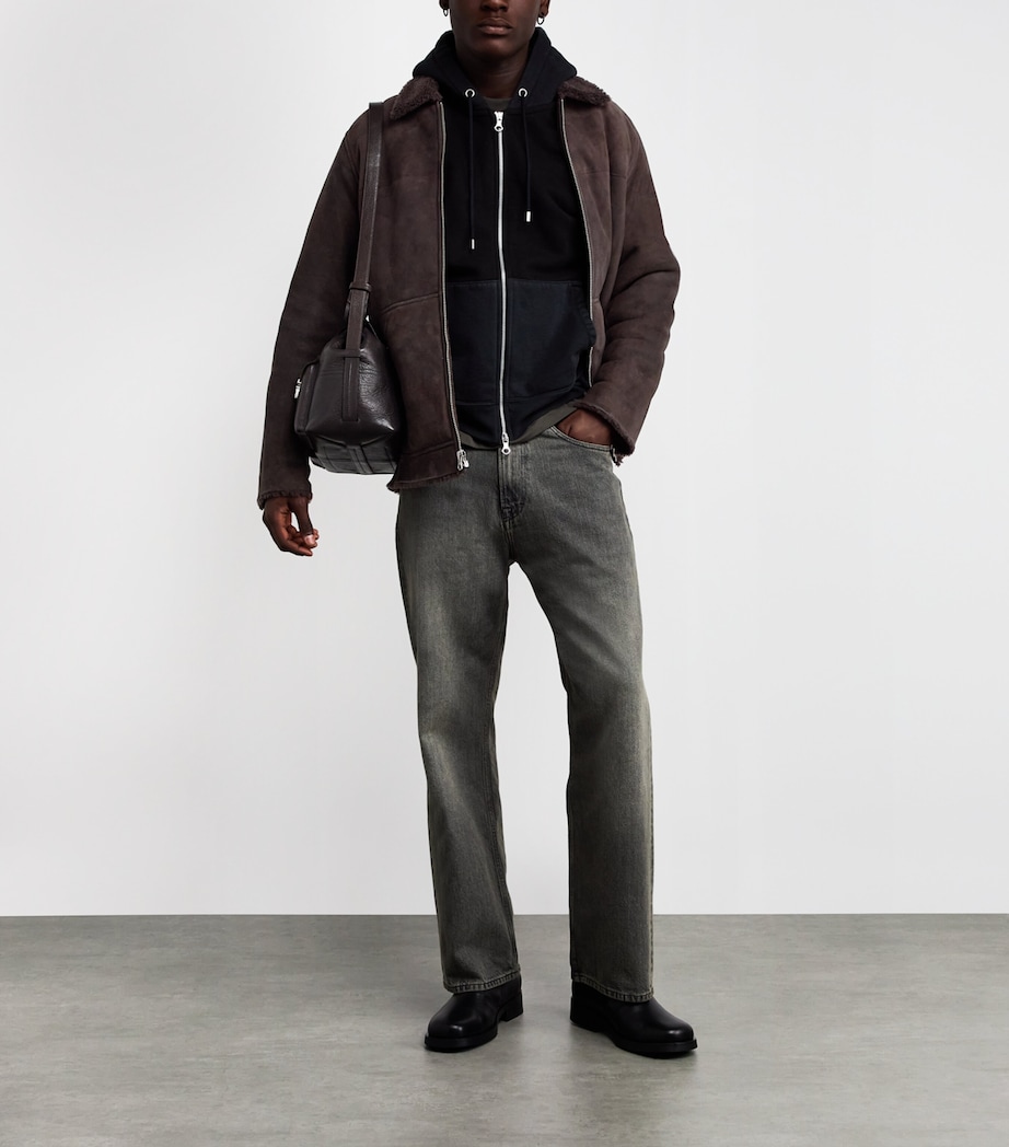 Shearling-Collar Jacket DSBWN Image 2