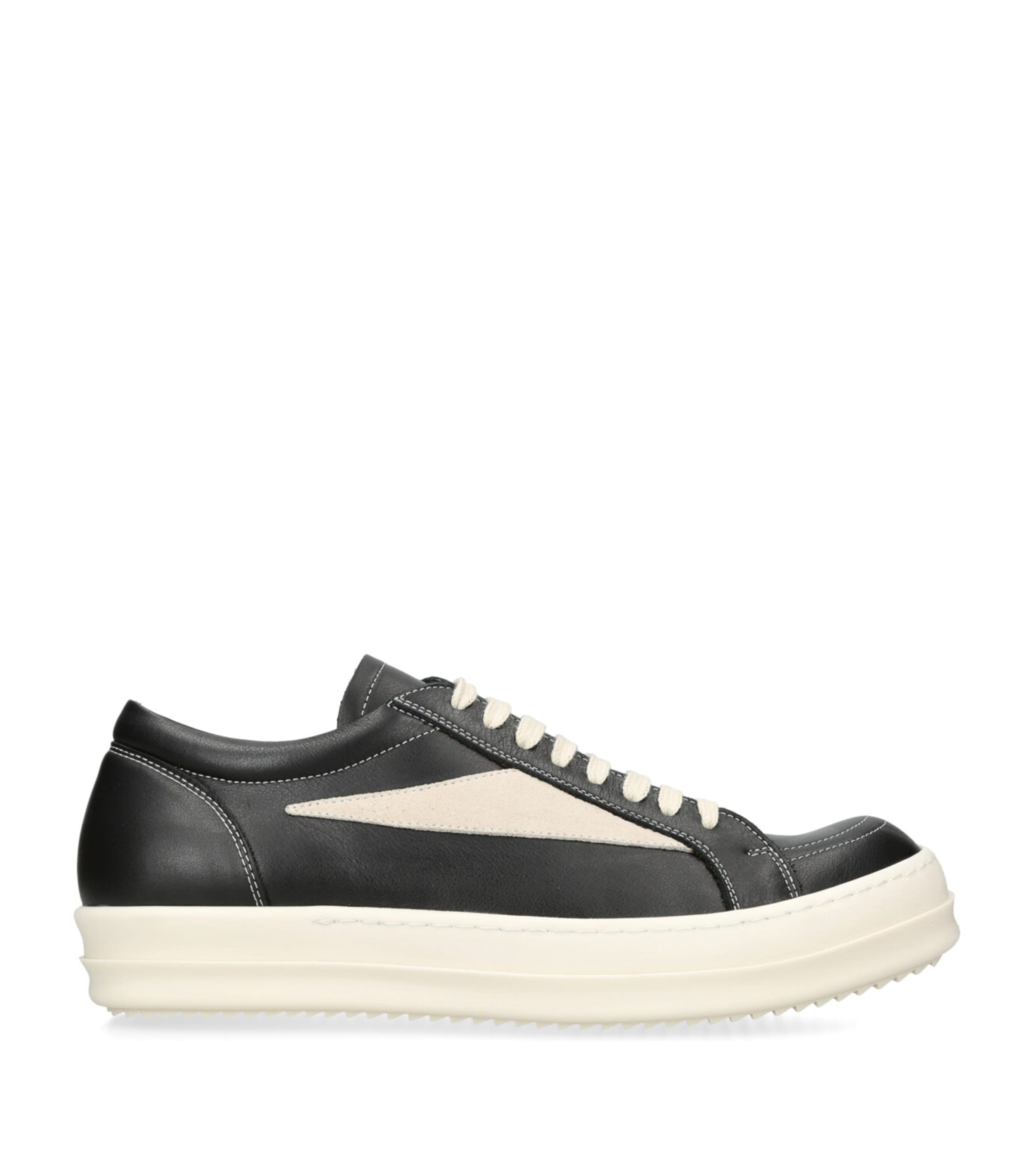 Rick Owens Leather Vintage Low-Top Sneakers | Men Shoes | Trainers | Low-Top Trainers | Designers | Rick Owens
