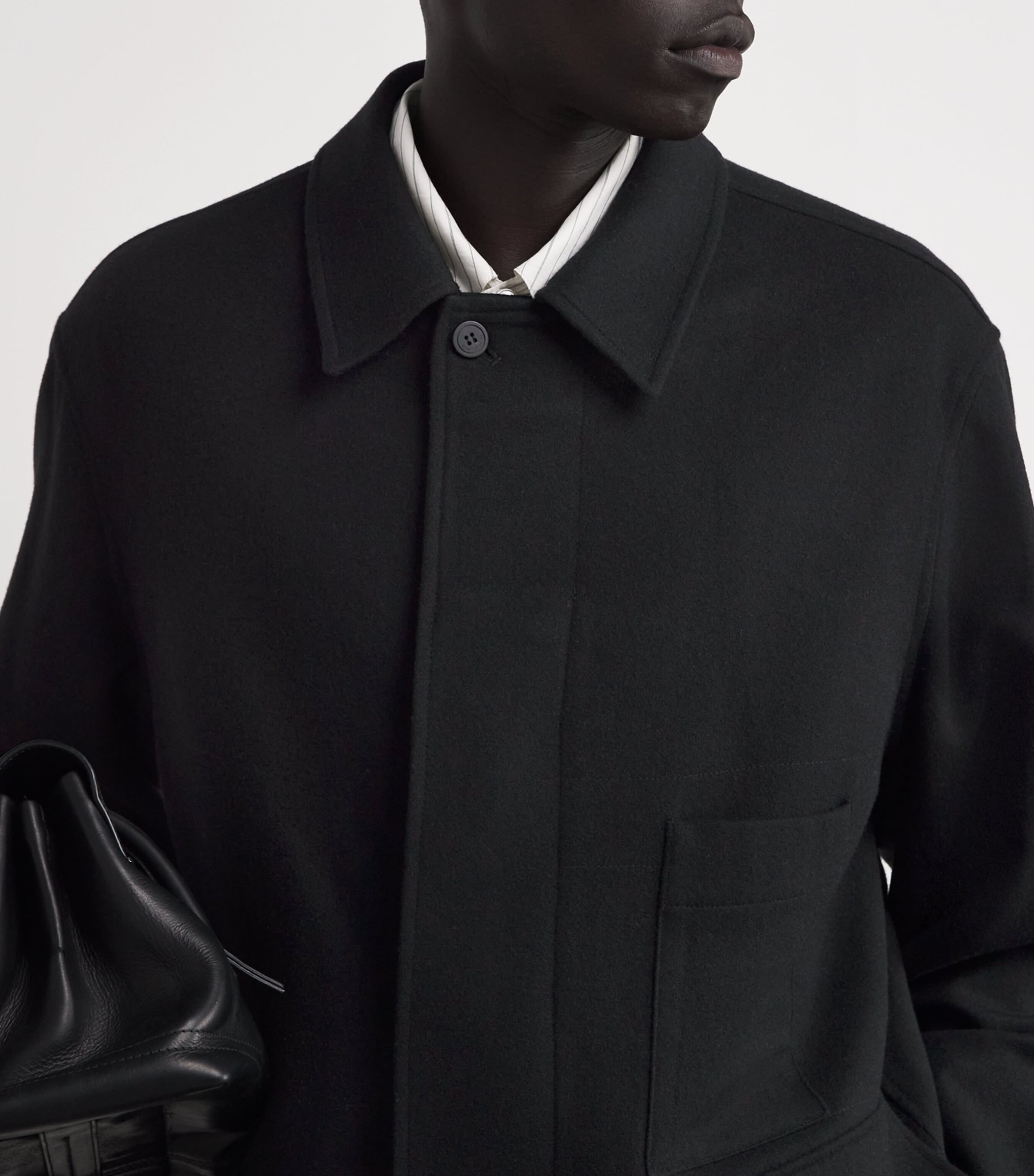 Wool Field Jacket BLACK Image 6