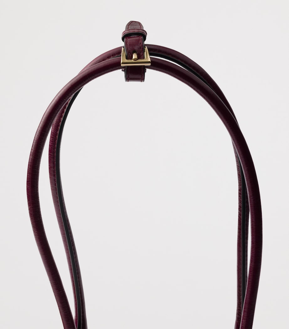Prada Medium Leather Bonnie Top-Handle Bag Image 6