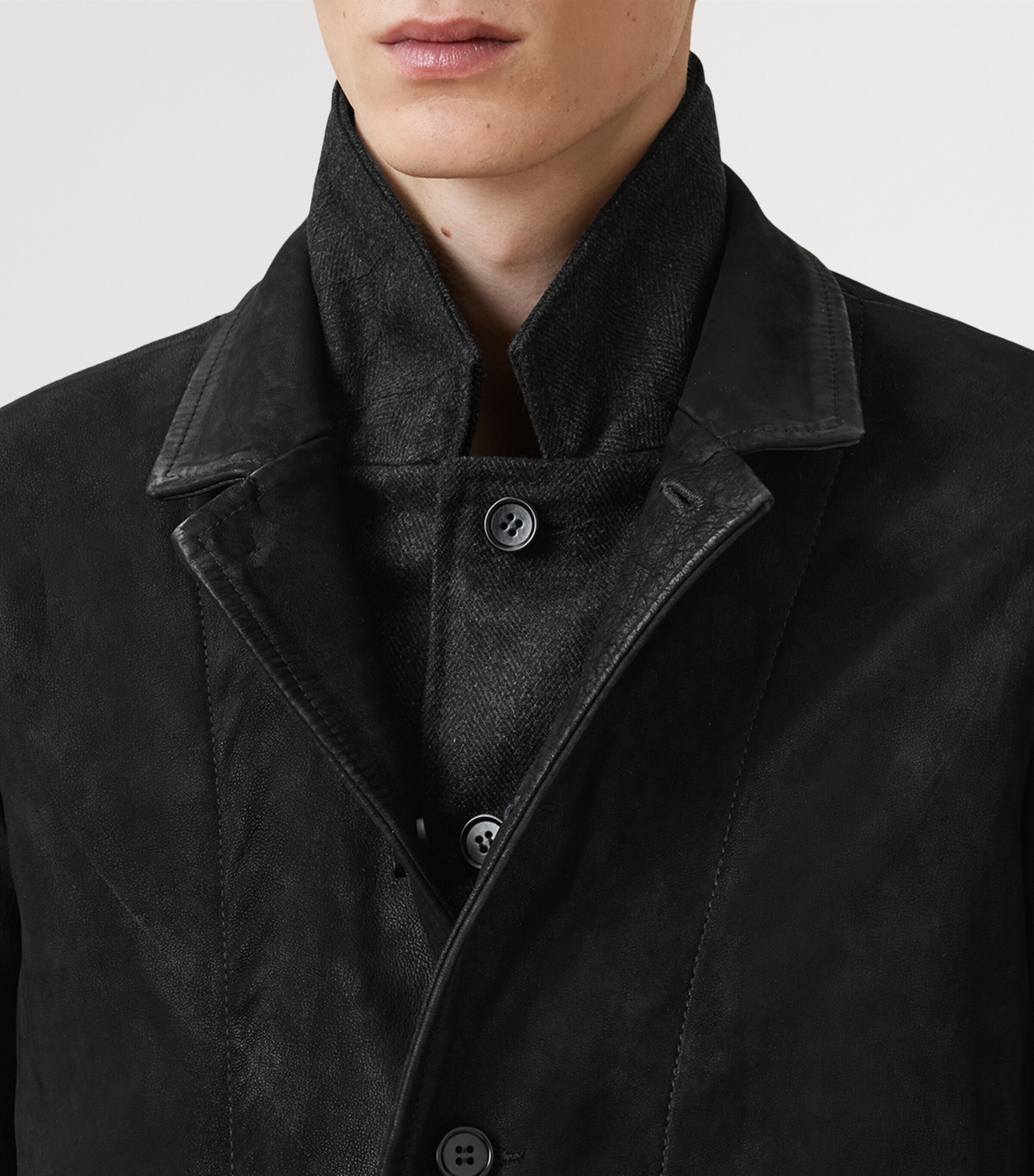 Suede Survey Blazer BLACK Image 7