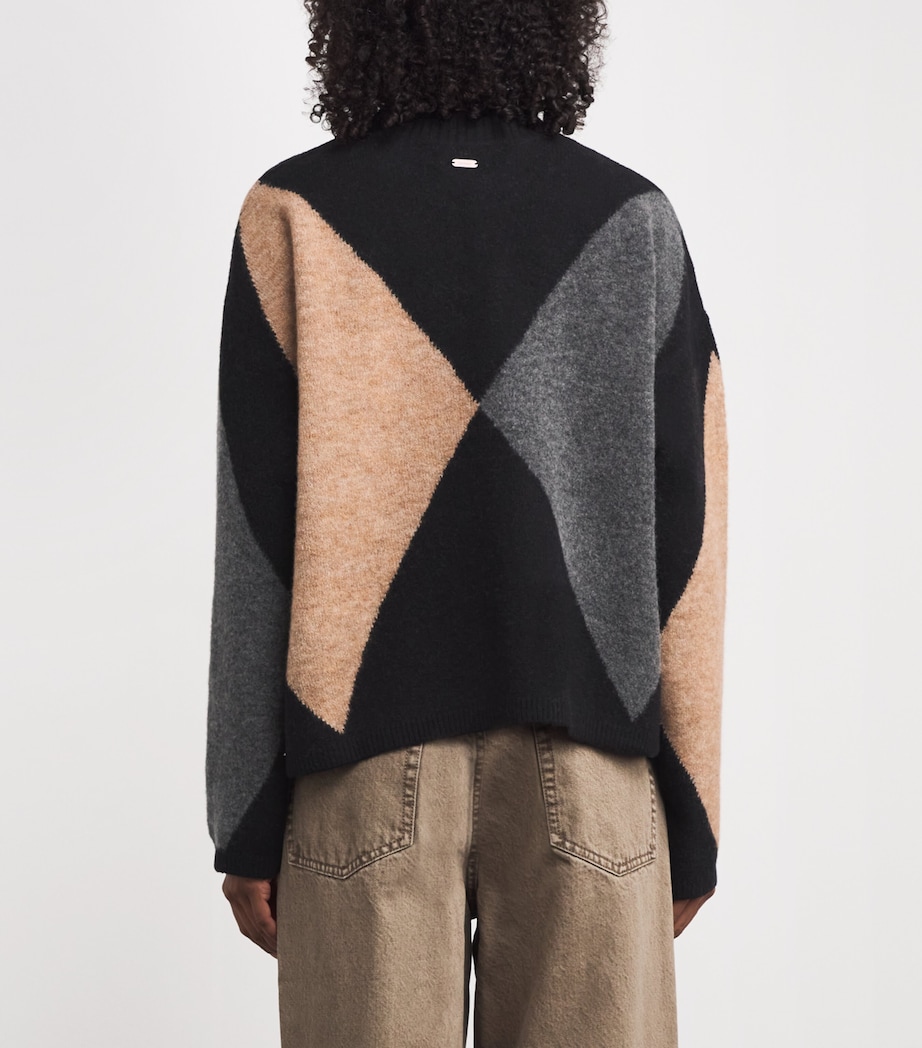 Wool-Blend Sabrina Sweater MULTI Image 4