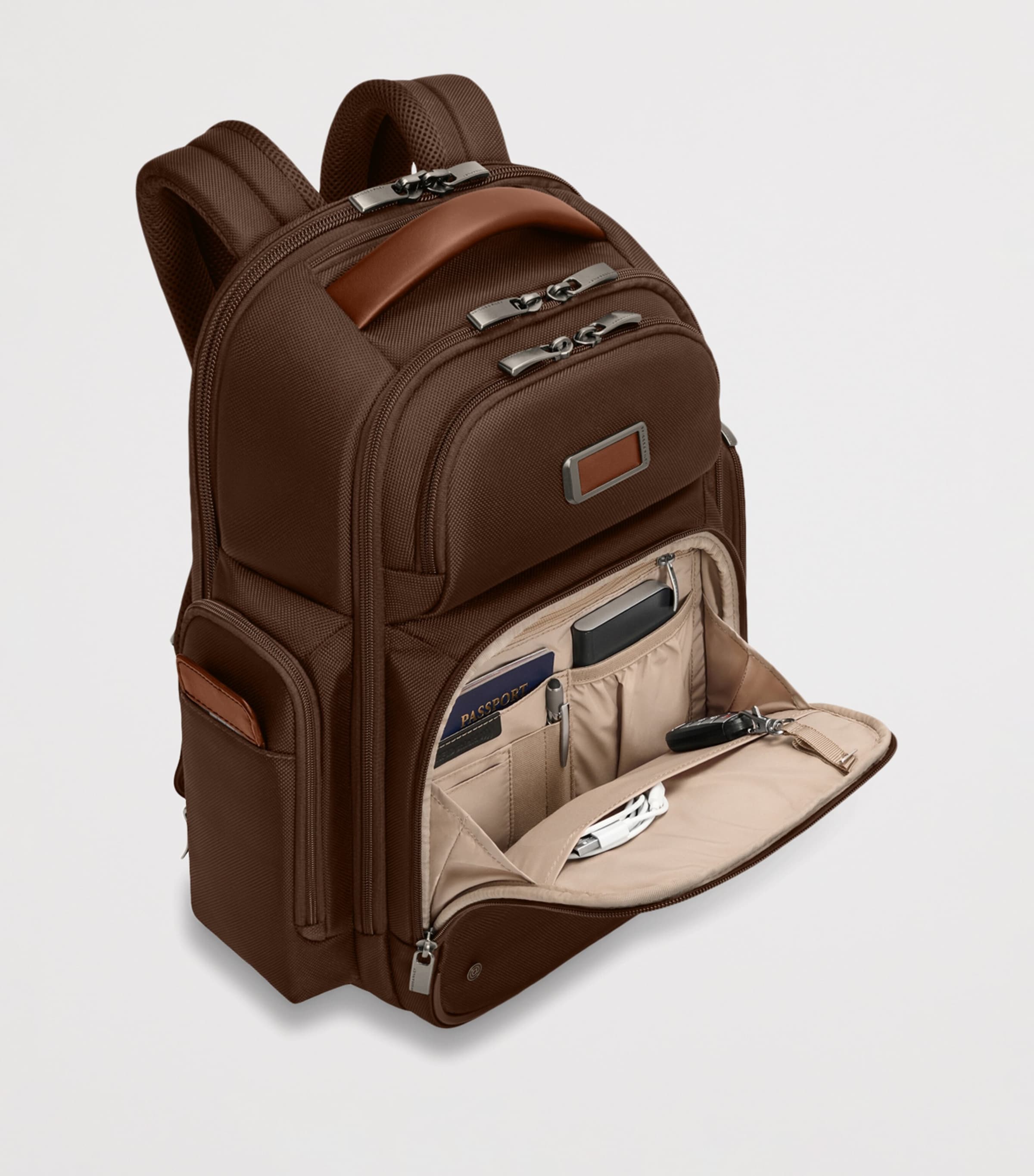 Briggs & Riley Large Cargo Backpack Chocolate Image 4
