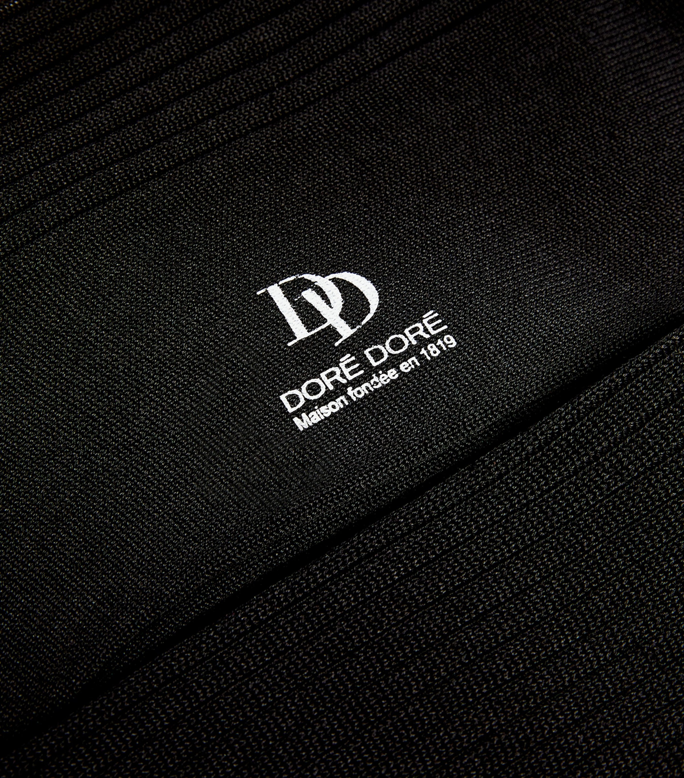 Long Cotton Rib-Knit Socks 16160/NOIR Image 2