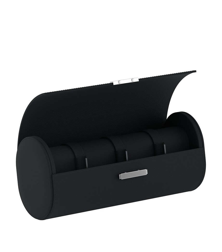 Scatola Del Tempo Leather Pochette Watch Case Black Image 1