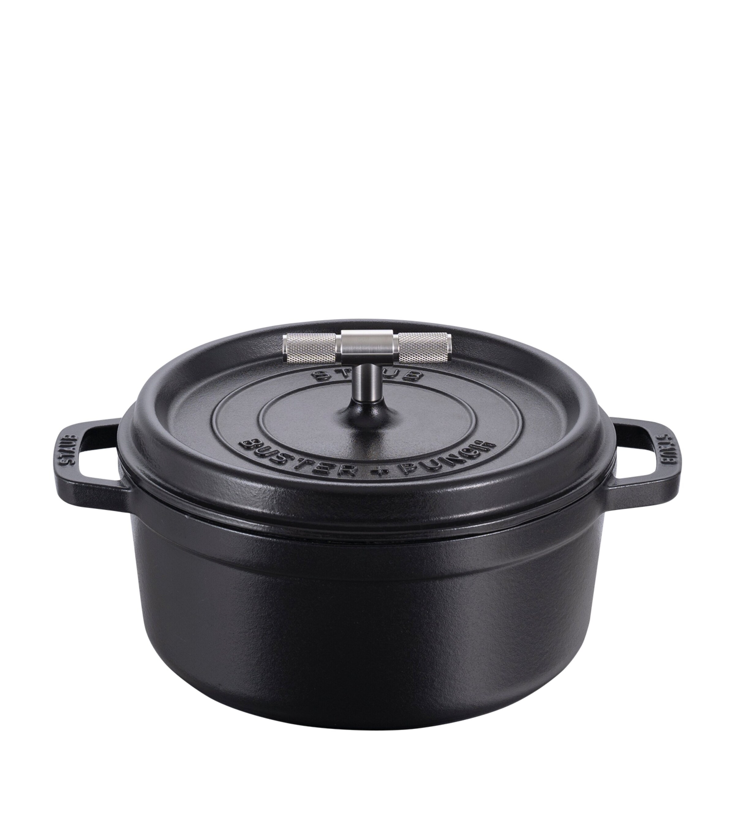 Staub x Buster + Punch Cocotte with Steel Knob (24cm) | Harrods US