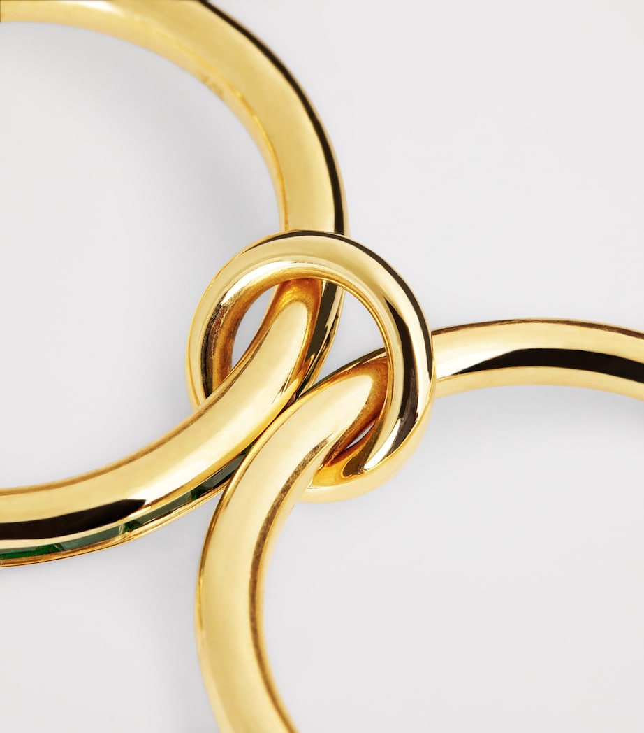 Yellow Gold and Emerald Pyrus Ring YELLOW GOLD Image 4