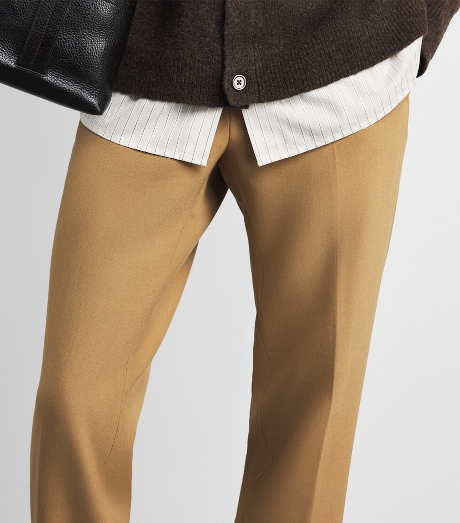 Sandro Paris Mens Stretch Jersey Trousers Nut Image 3