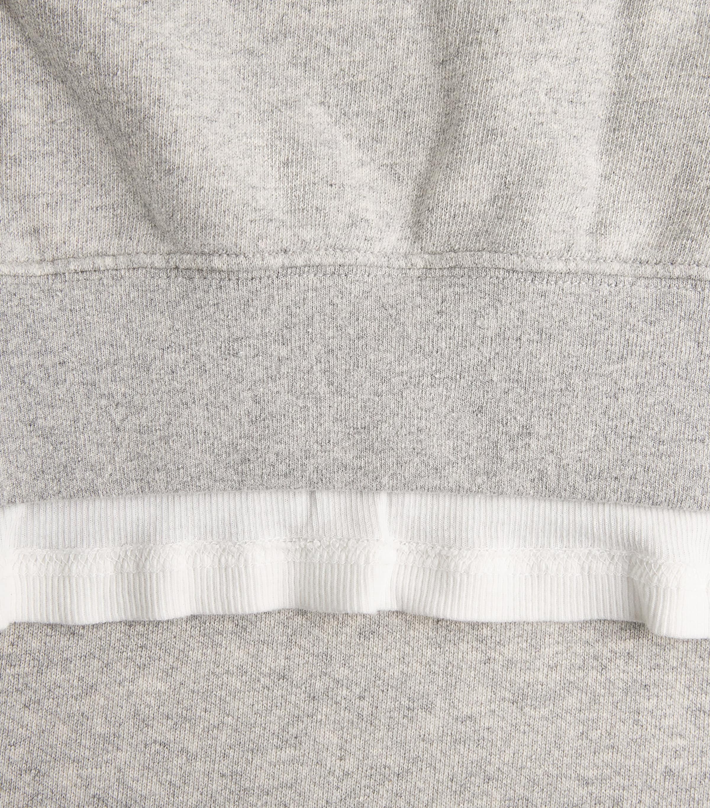 Maison Margiela Mens Cotton Double-Layered Sweatshirt Grey Melange Image 6