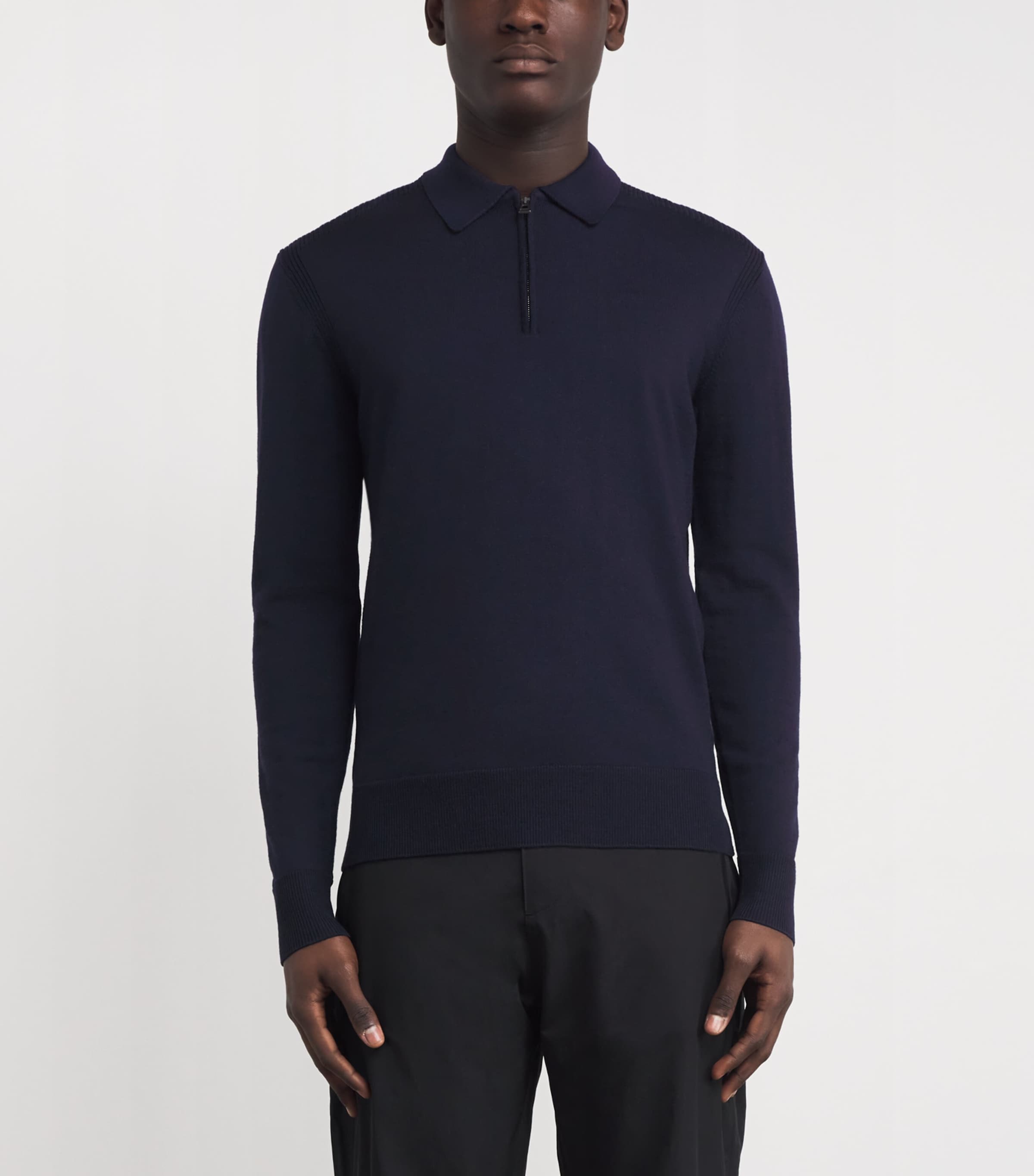 Long-Sleeve Kyle Polo Shirt DKINKDARK INK Image 3