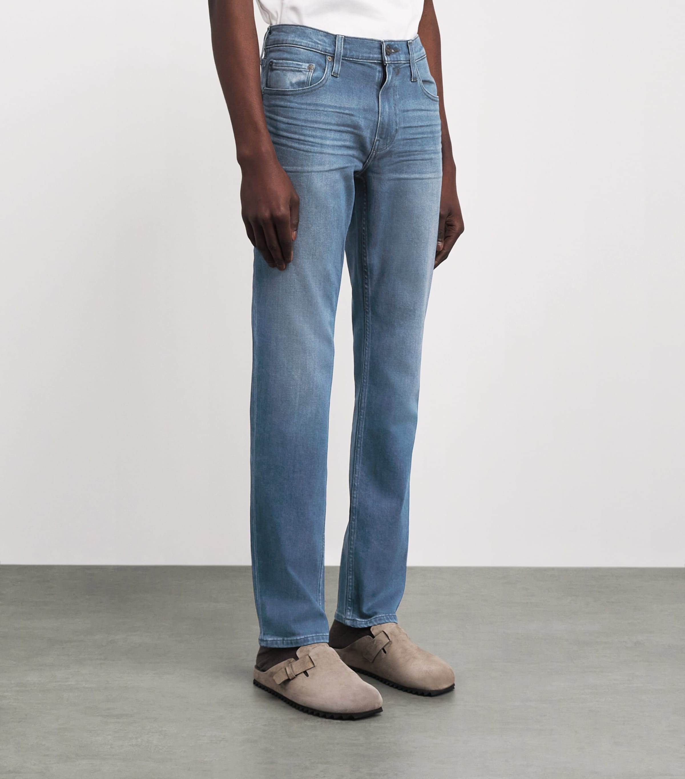 PAIGE Mens Federal Slim Jeans Dorfel Image 4