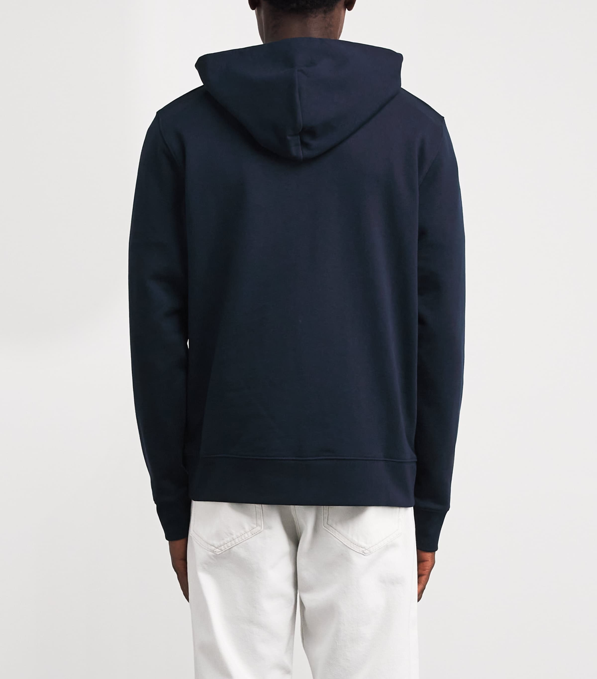 Cotton Logo Atelier Hoodie MIDNIGHT BLUE Image 4