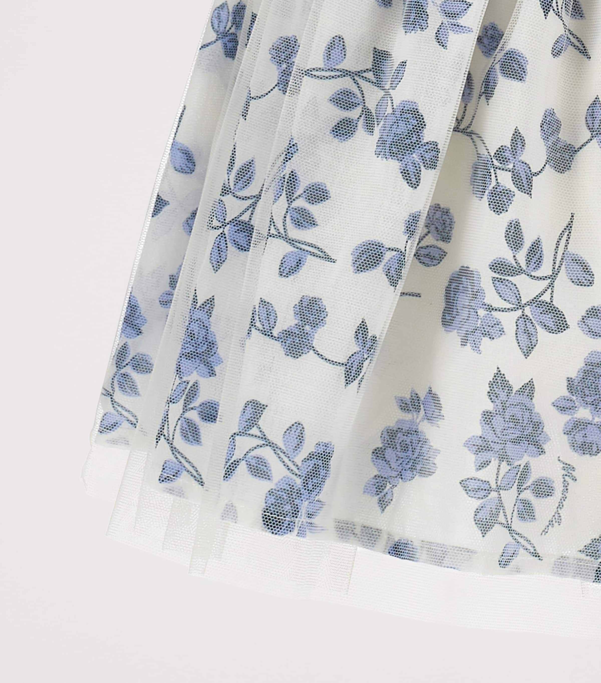 Cotton-Silk Floral Dress (2-12 Years) PANNA+BLU Image 3