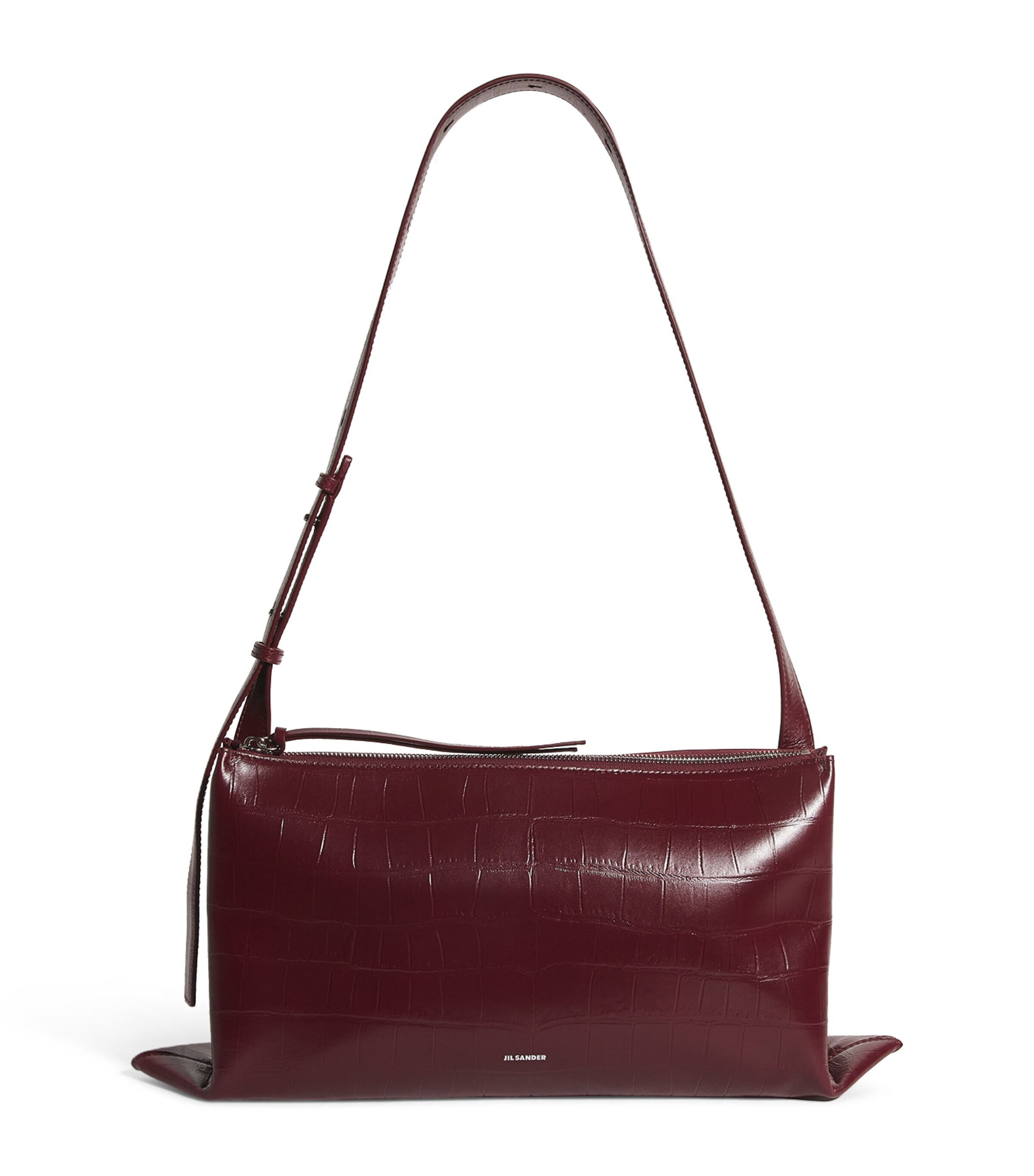 JIL SANDER MEDIUM LEATHER EMPIRE SHOULDER BAG 