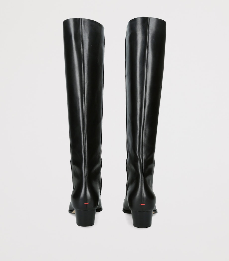 aeyde Leather Medea Knee-High Boots 45 Black Image 3