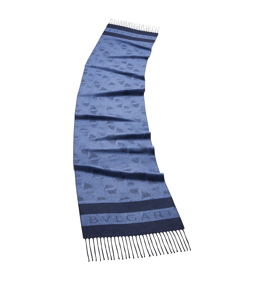 Silk Diva Impressions Scarf BLUE Image 1