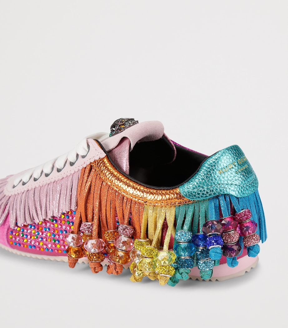 Kurt Geiger London Suede Fringe Islington Sneakers Mult/other Image 4
