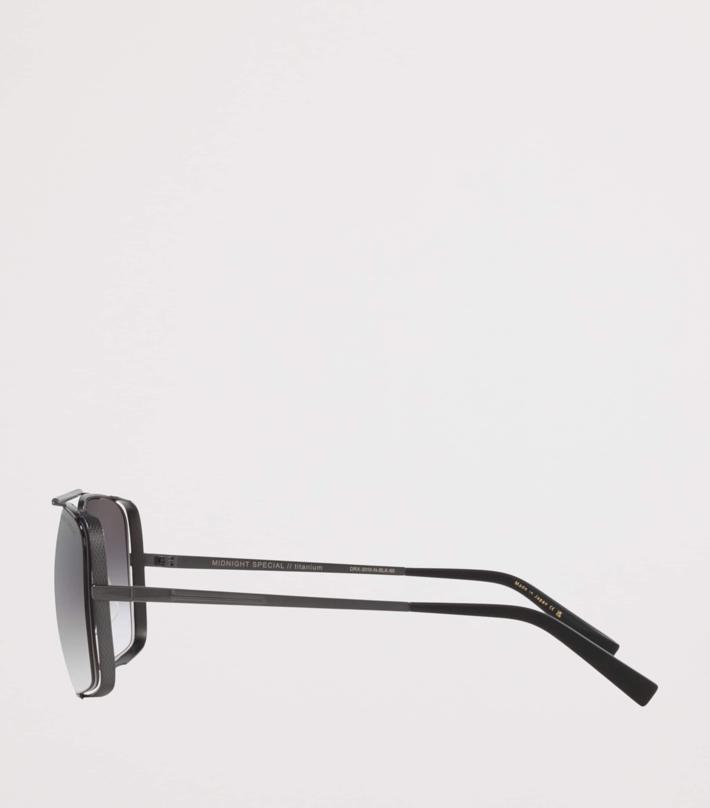 DITA Midnight Special Square Sunglasses Black Image 3