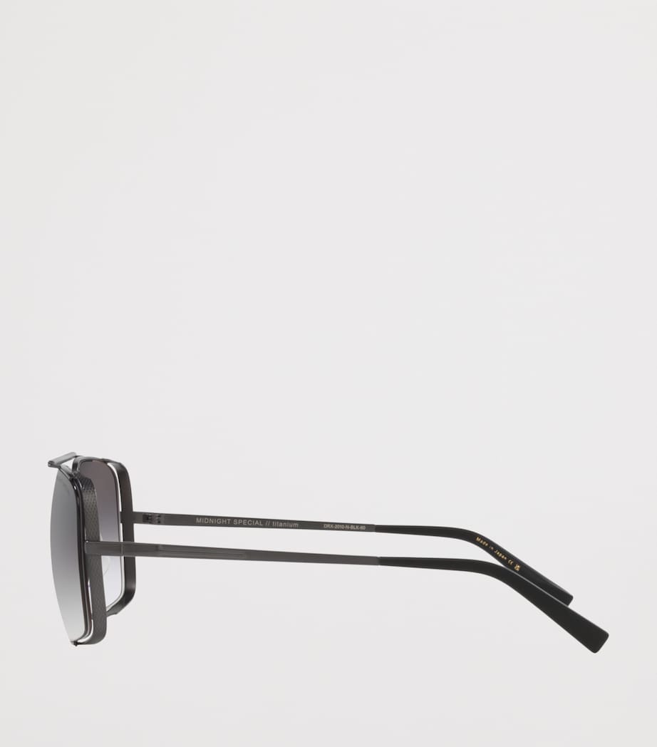 DITA Midnight Special Square Sunglasses Black Image 3