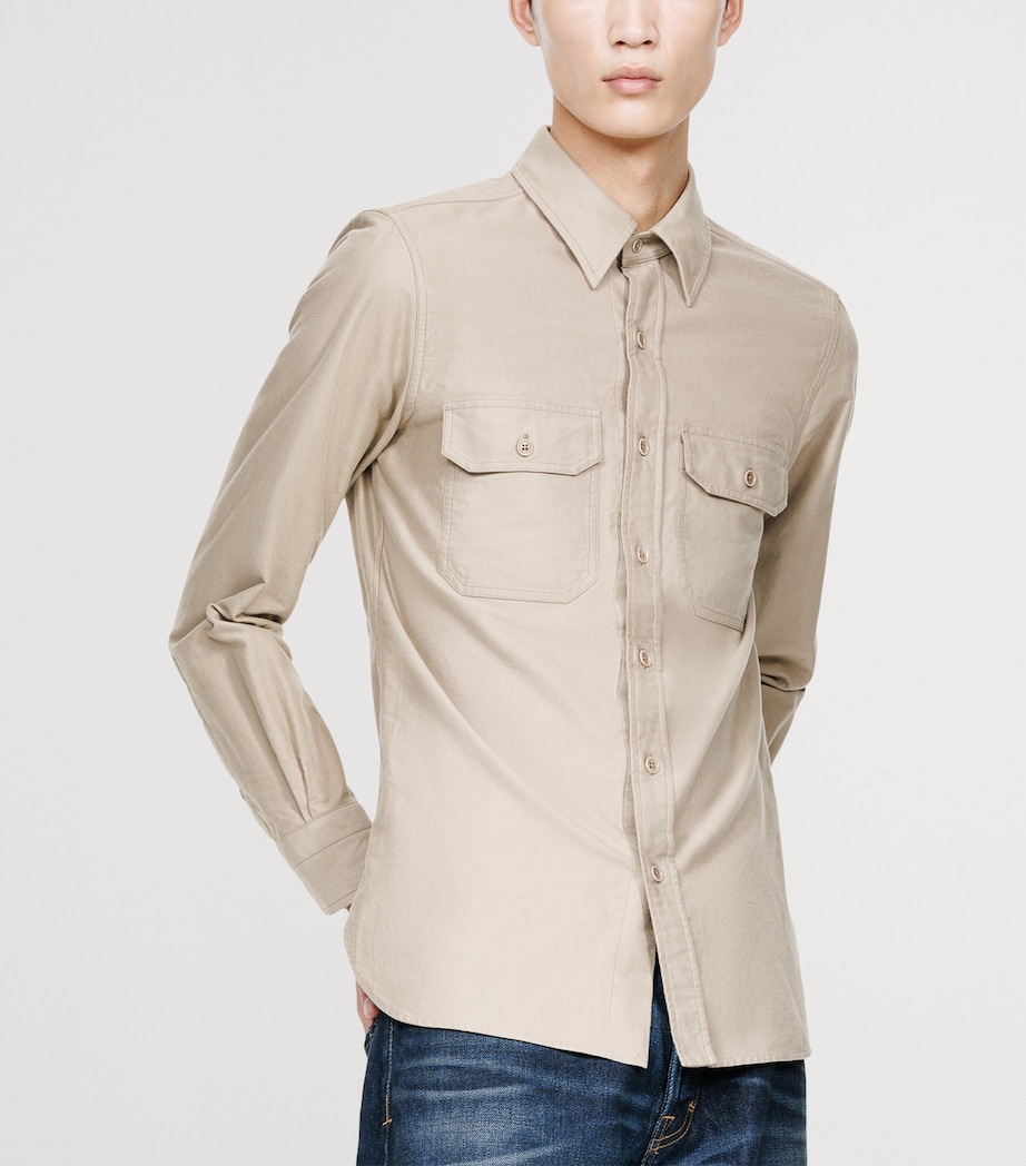 TOM FORD Mens Cotton Shirt Jbw Image 5