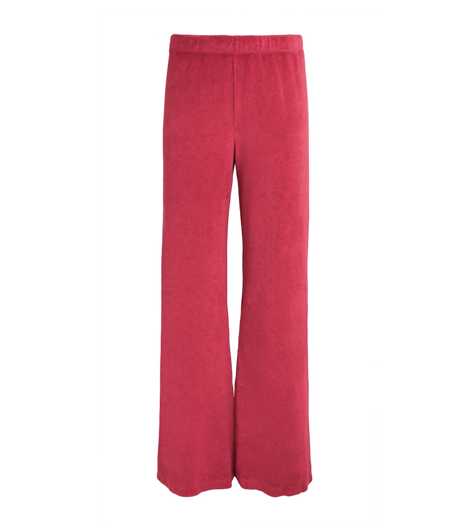 Suzie Kondi Womens Cotton-Blend Zephyra Sweatpants Framboise Image 1