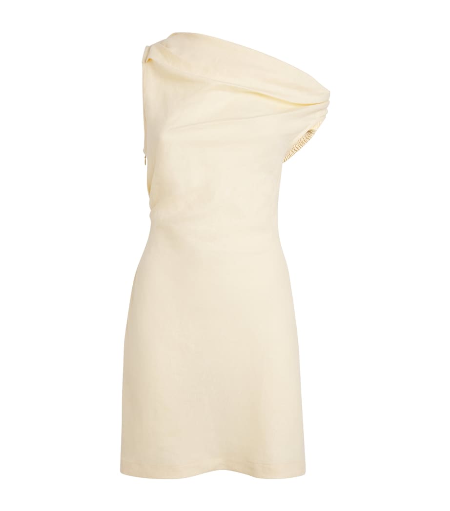 Linen Suis Mini Dress BUTTER Image 1