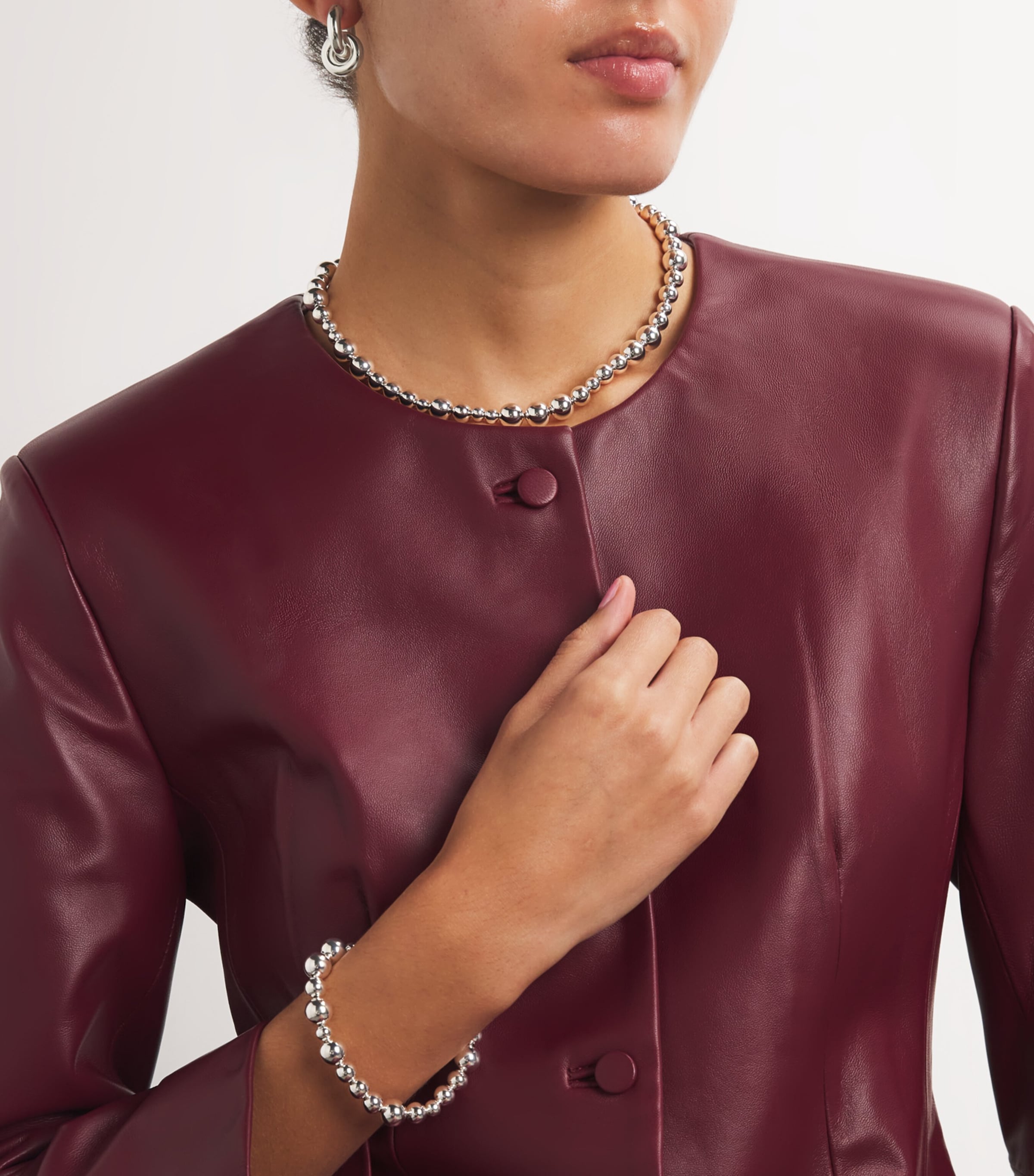 Sterling Silver The Esther Earrings SILVER Image 5