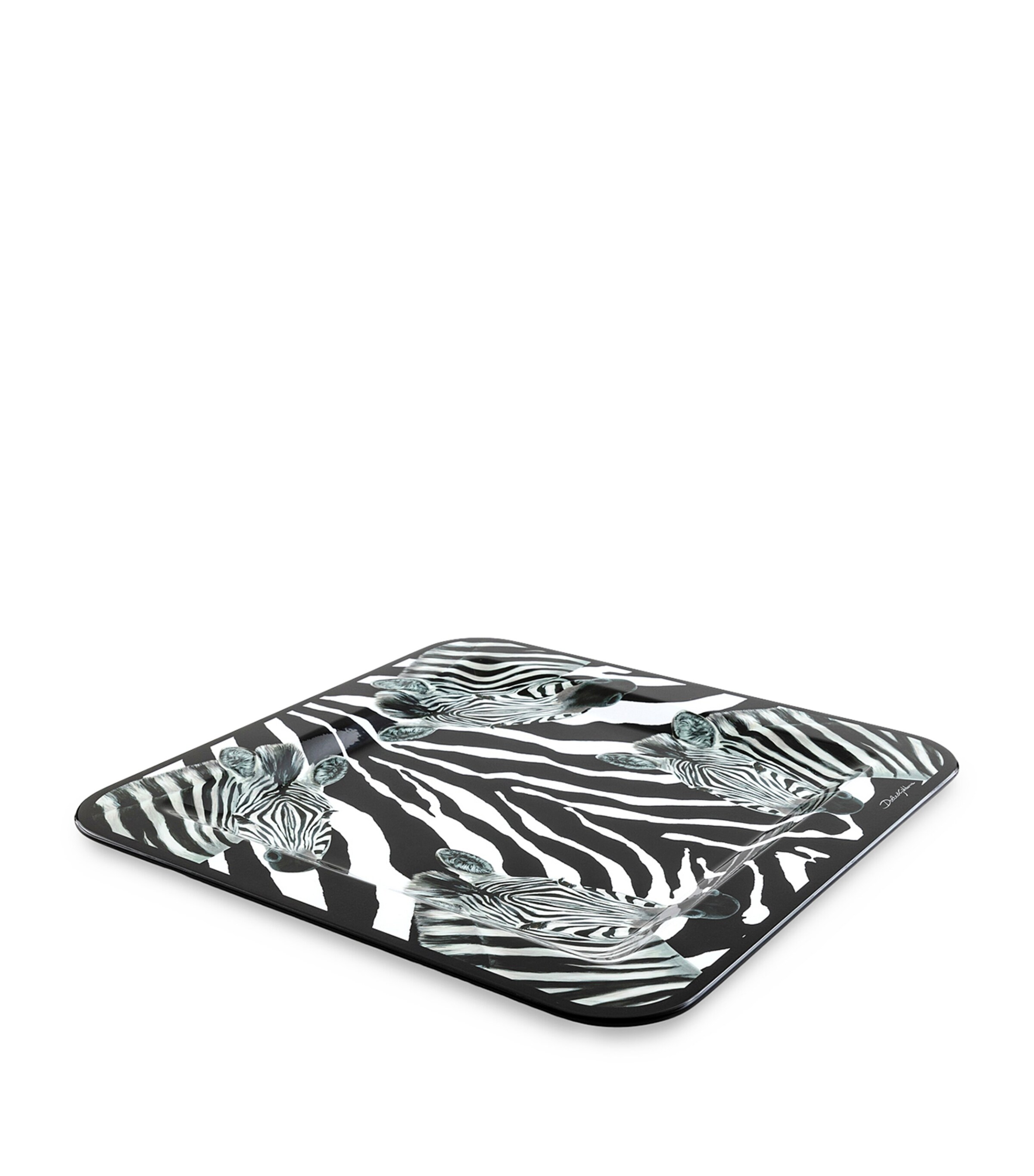 Dolce&Gabbana Casa Wooden Zebra Tray Zebra Image 4
