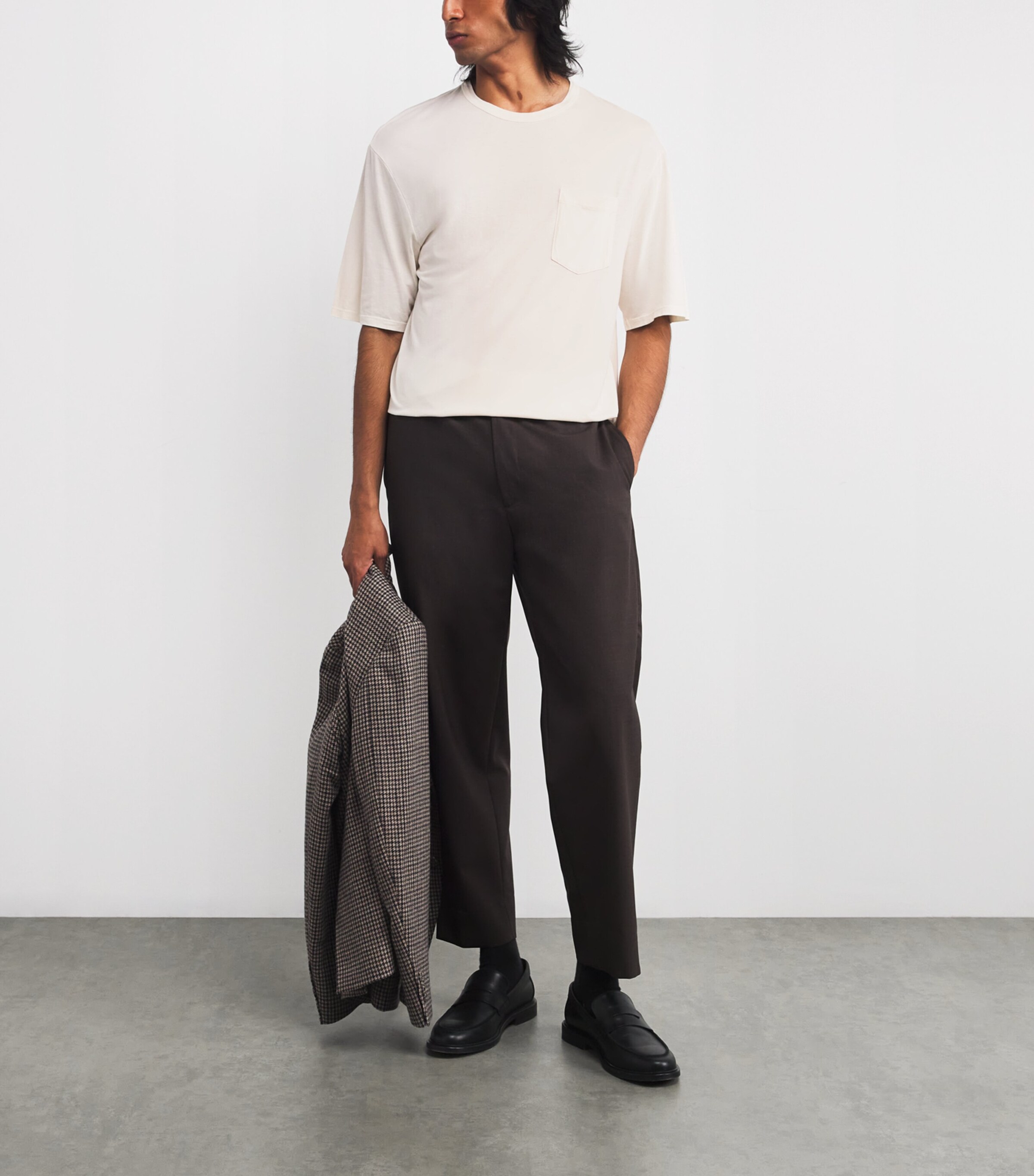 Crew-Neck T-Shirt CREAM Image 2