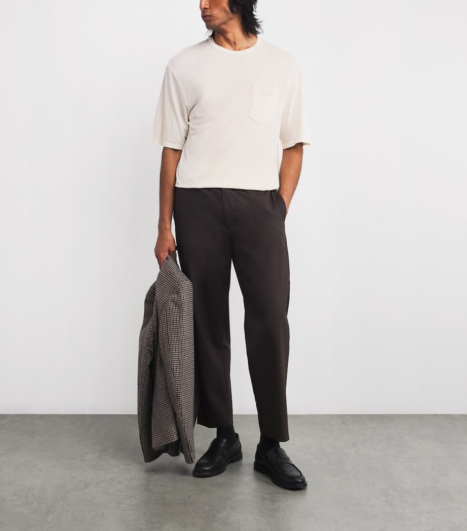 Crew-Neck T-Shirt CREAM Image 2