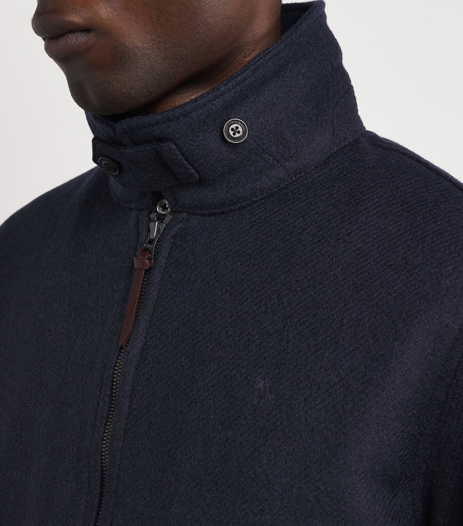 Wool Langdon Jacket NAVY Image 6