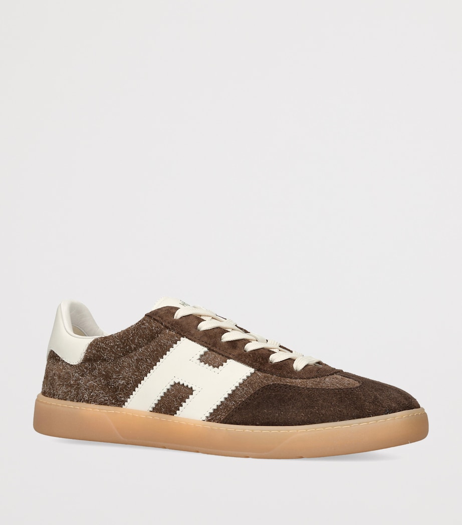 Hogan Suede Cool H Sneakers Mid Brown Image 2
