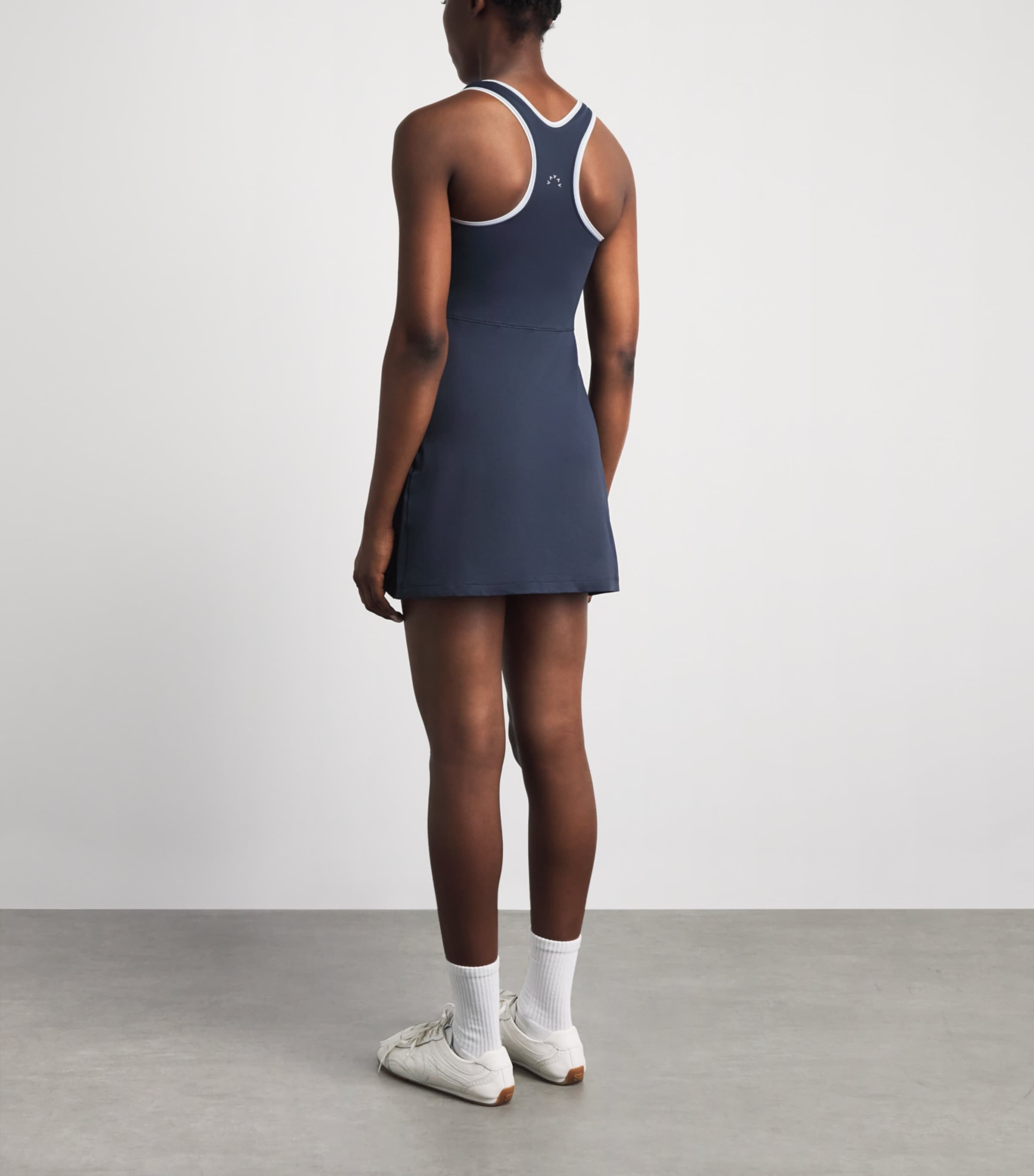 Varley Womens Ruan Court Mini Dress Blue Nights Image 4