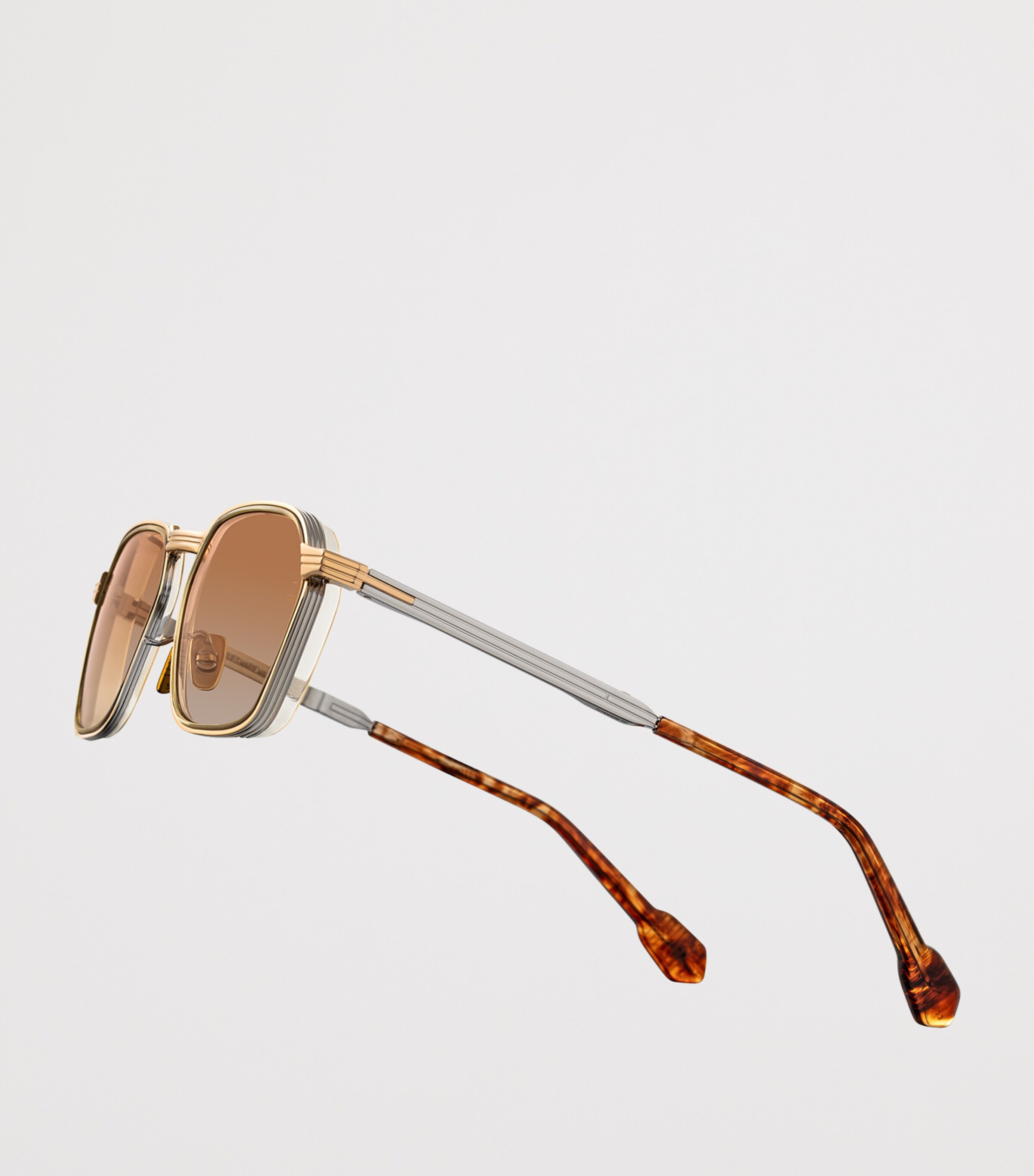 Jacques Marie Mage Titanium Beckett Sunglasses Black+black Horn Image 5