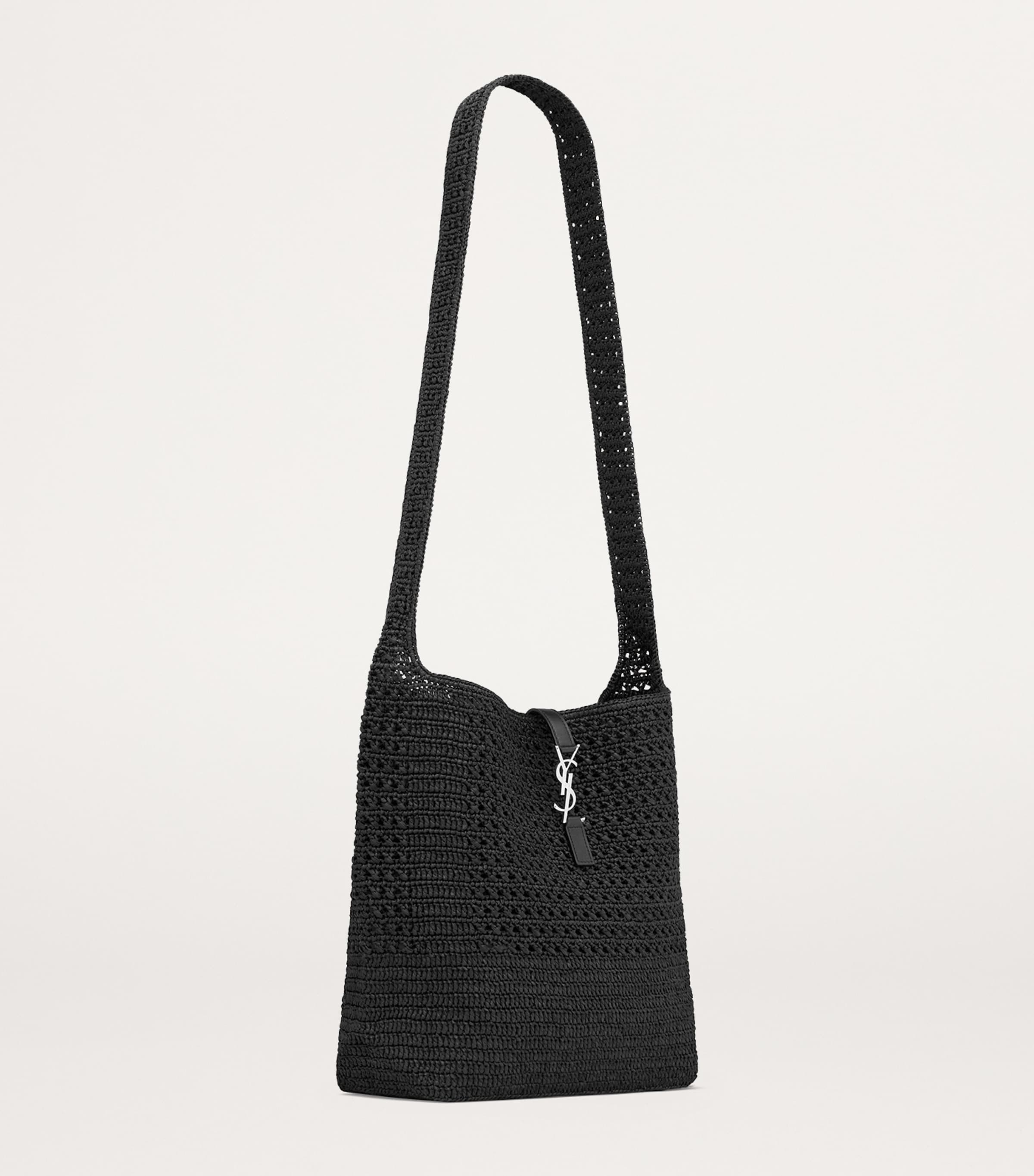 Saint Laurent Raffia Le 5 á 7 Shoulder Bag Image 3