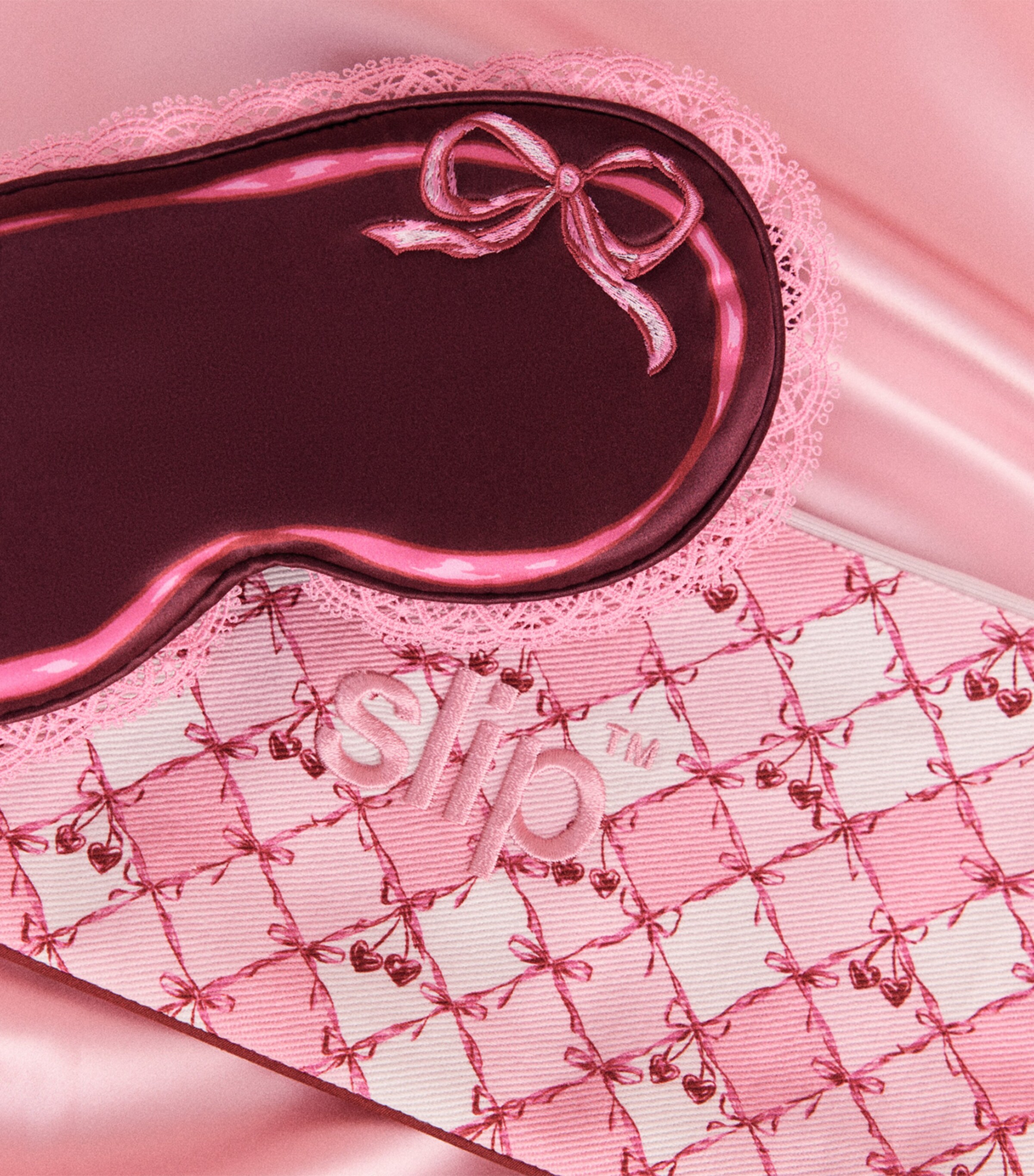 Slip Mulberry Silk Contour Sleep Mask and Travel Pouch Cutie Pie Image 5