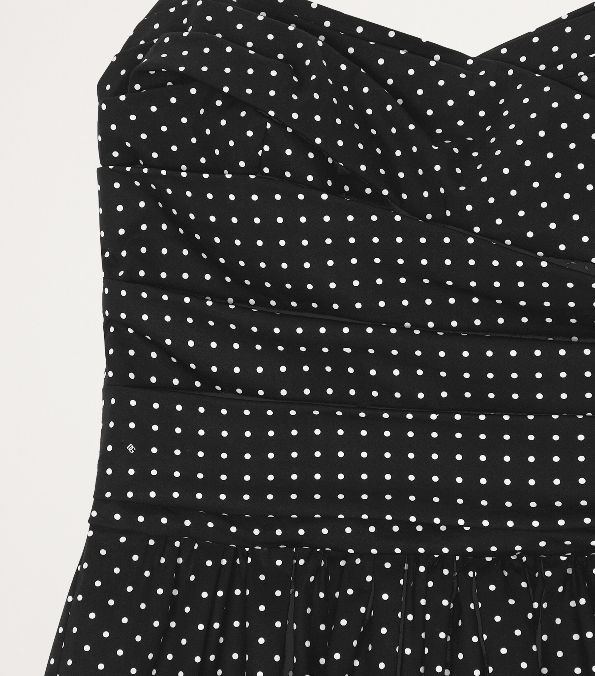 Dolce&Gabbana Womens Strapless Polka-Dot Mini Dress Hnzow Pois Picc Image 7