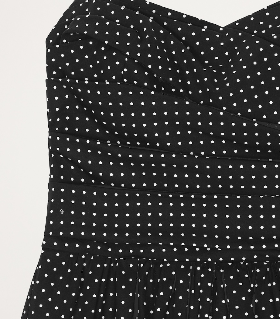Strapless Polka-Dot Mini Dress HNZOW-POIS PICC Image 7