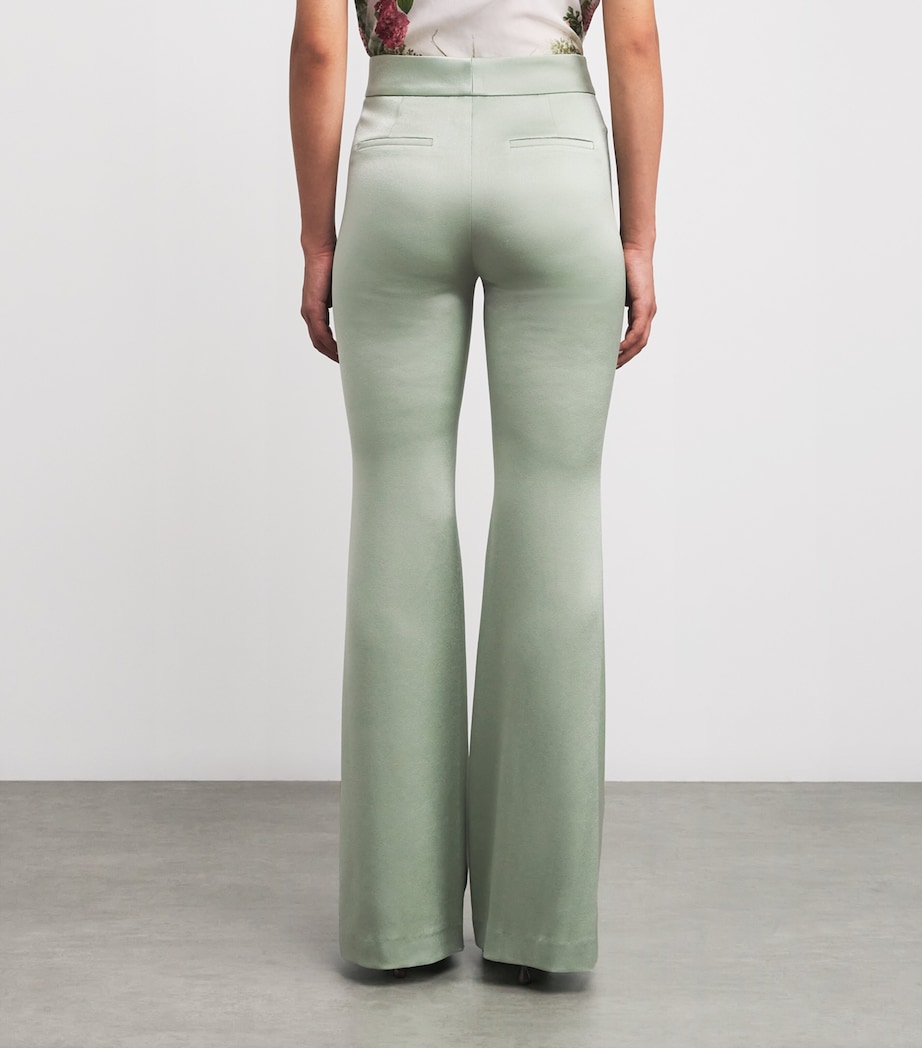 Deanna Flared Trousers A311 SAGE Image 4